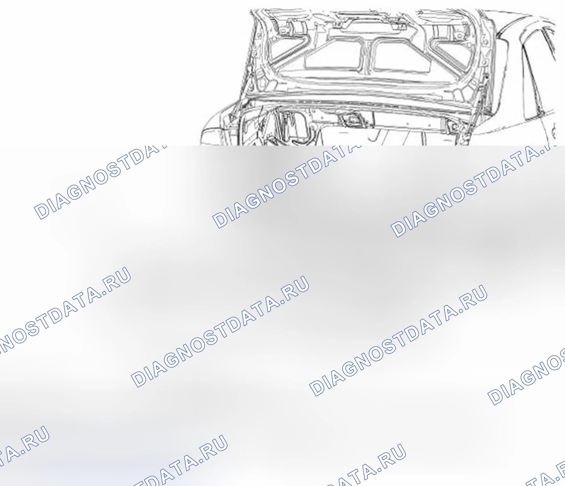 Рис. 35: Бампер - задний. Ford Focus II