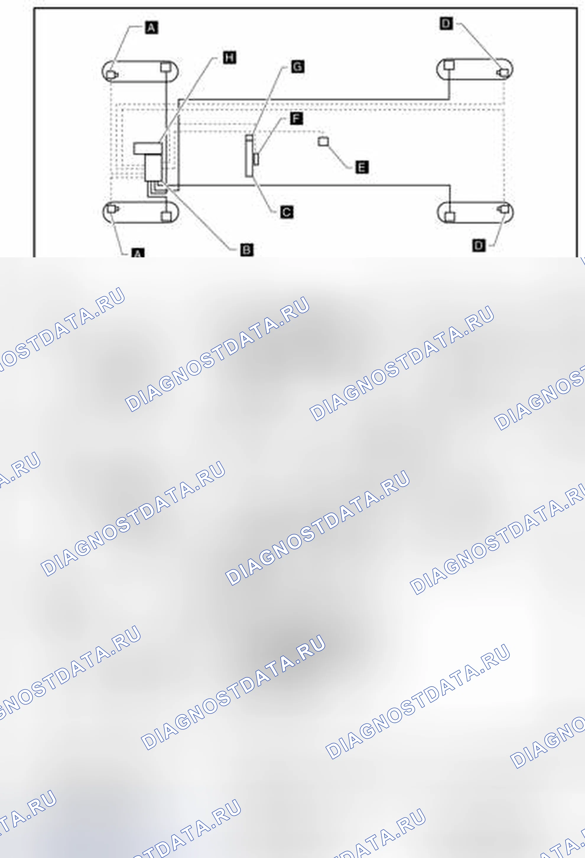 Рис. 1: Расположение компонентов. Honda Today I