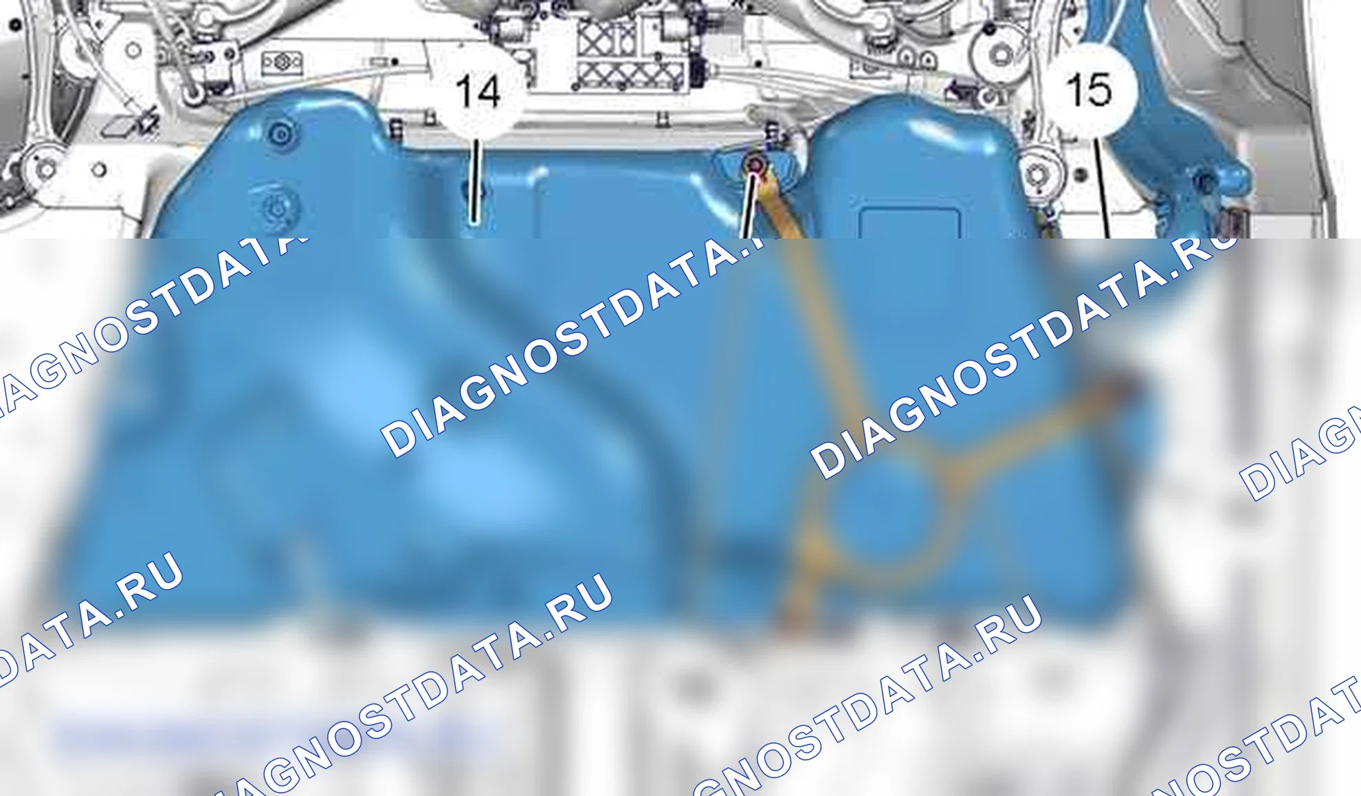 Снятие - Установка: топливный бак — b1hm0sqd. Citroen C5 II