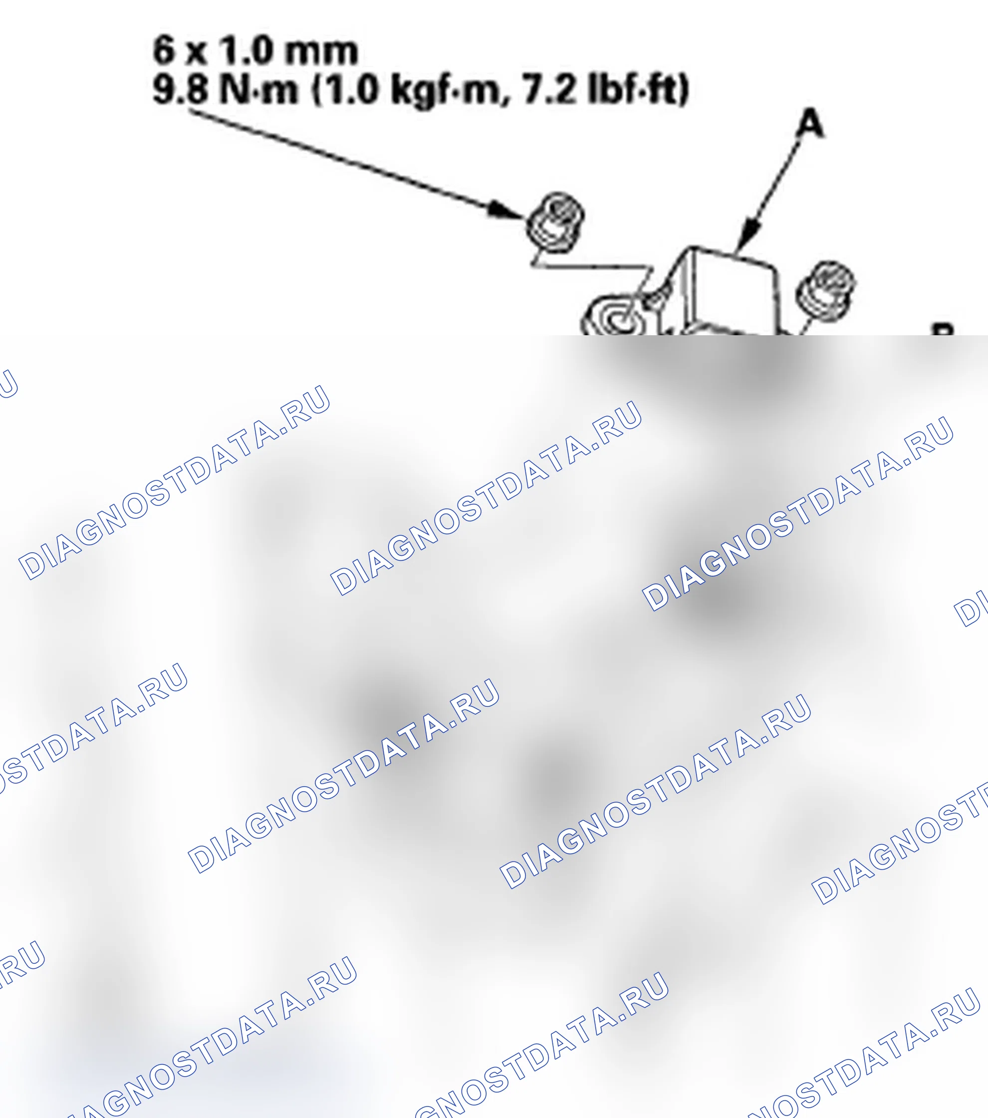Рис. 88: Передняя часть. Acura MDX II