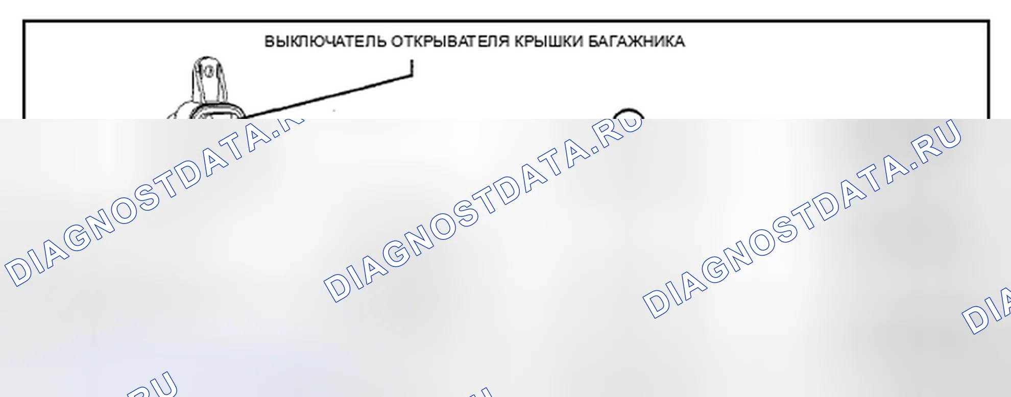 Рис. 153: ПРОВЕРКА ПЕРЕКЛЮЧАТЕЛЯ ОТКРЫВАТЕЛЯ КРЫШКИ БАГАЖНИКА. Honda CR-V IV рестайлинг