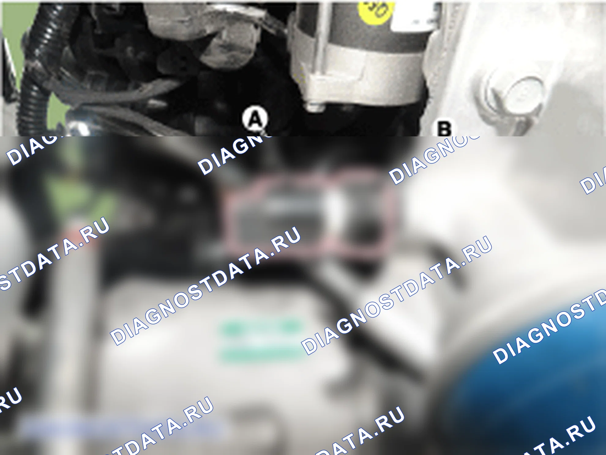 Снятие реле давления масла. Hyundai i20 GB