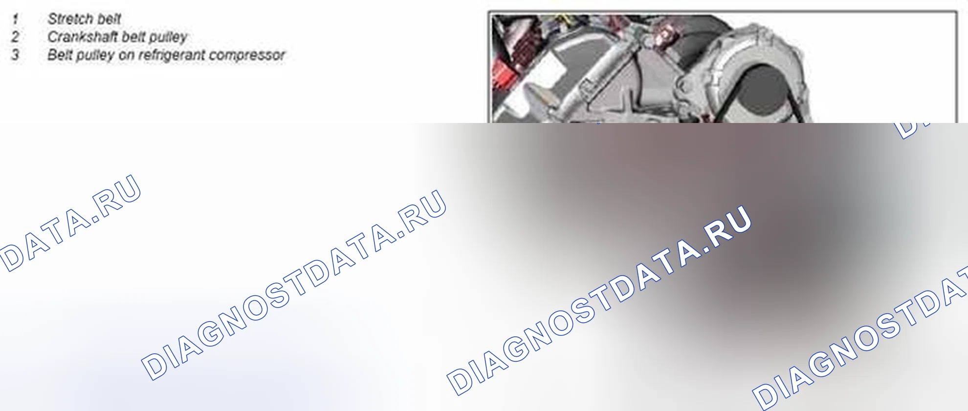 Рис. 27: Описание компонентов натяжных ремней - GF13,21-P-6000MCU. Kia Soul I