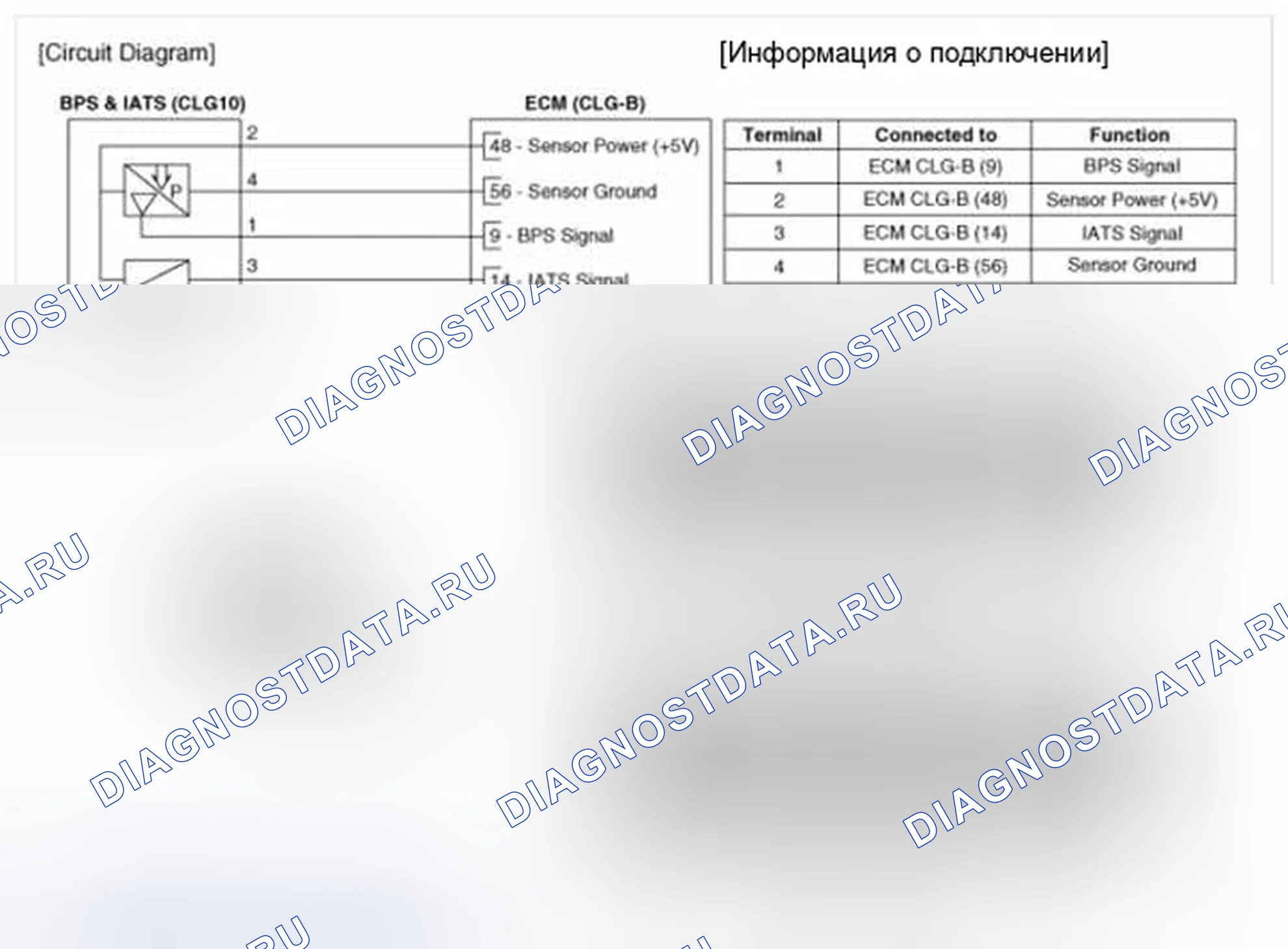 Рис. 4: Принципиальная схема. Hyundai Azera II