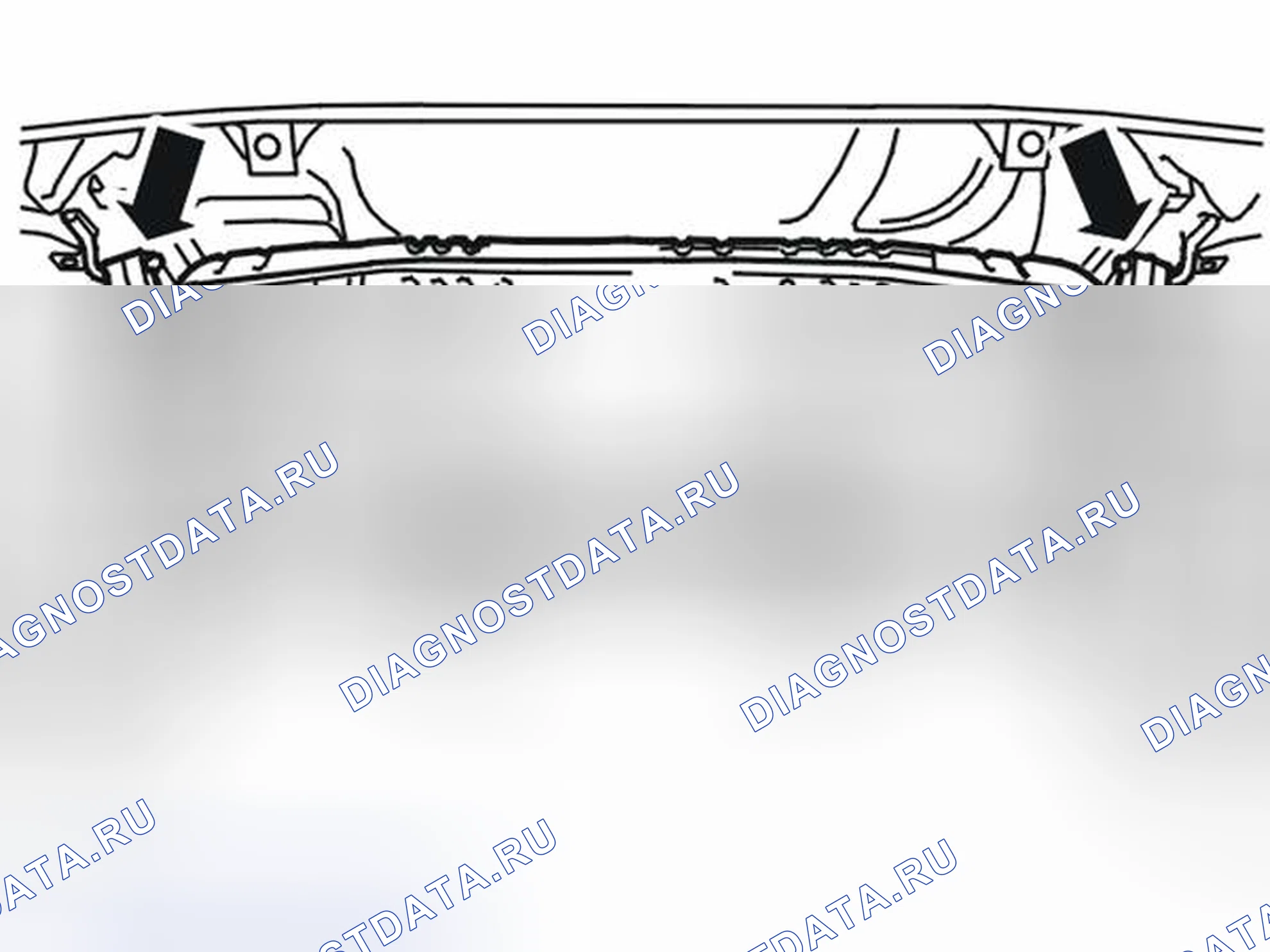 Рис. 377: Удаление опоры выхлопа. Volvo S60 I