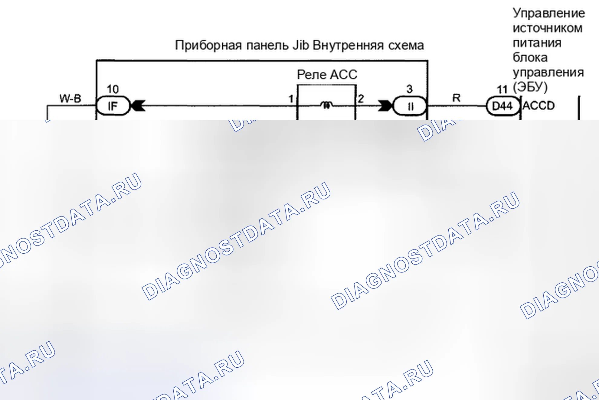 Рис. 16: электросхема. Toyota Avalon XX30 рестайлинг
