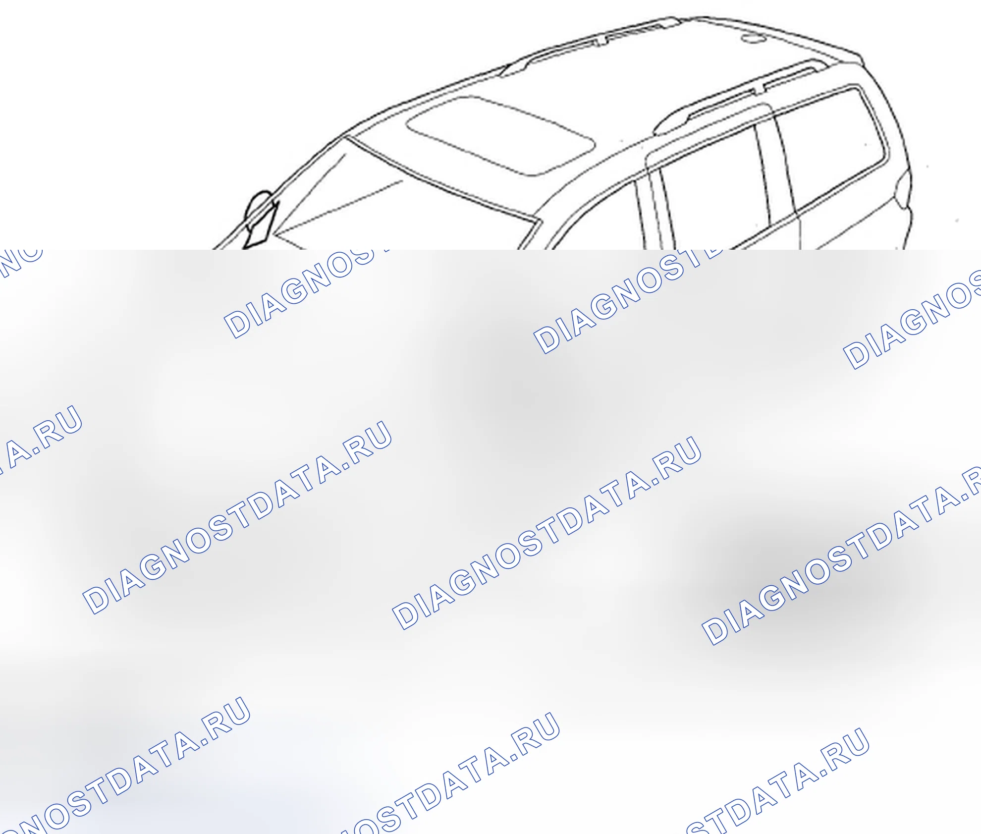Рис. 1: Указатель расположения компонентов. Honda Odyssey IV