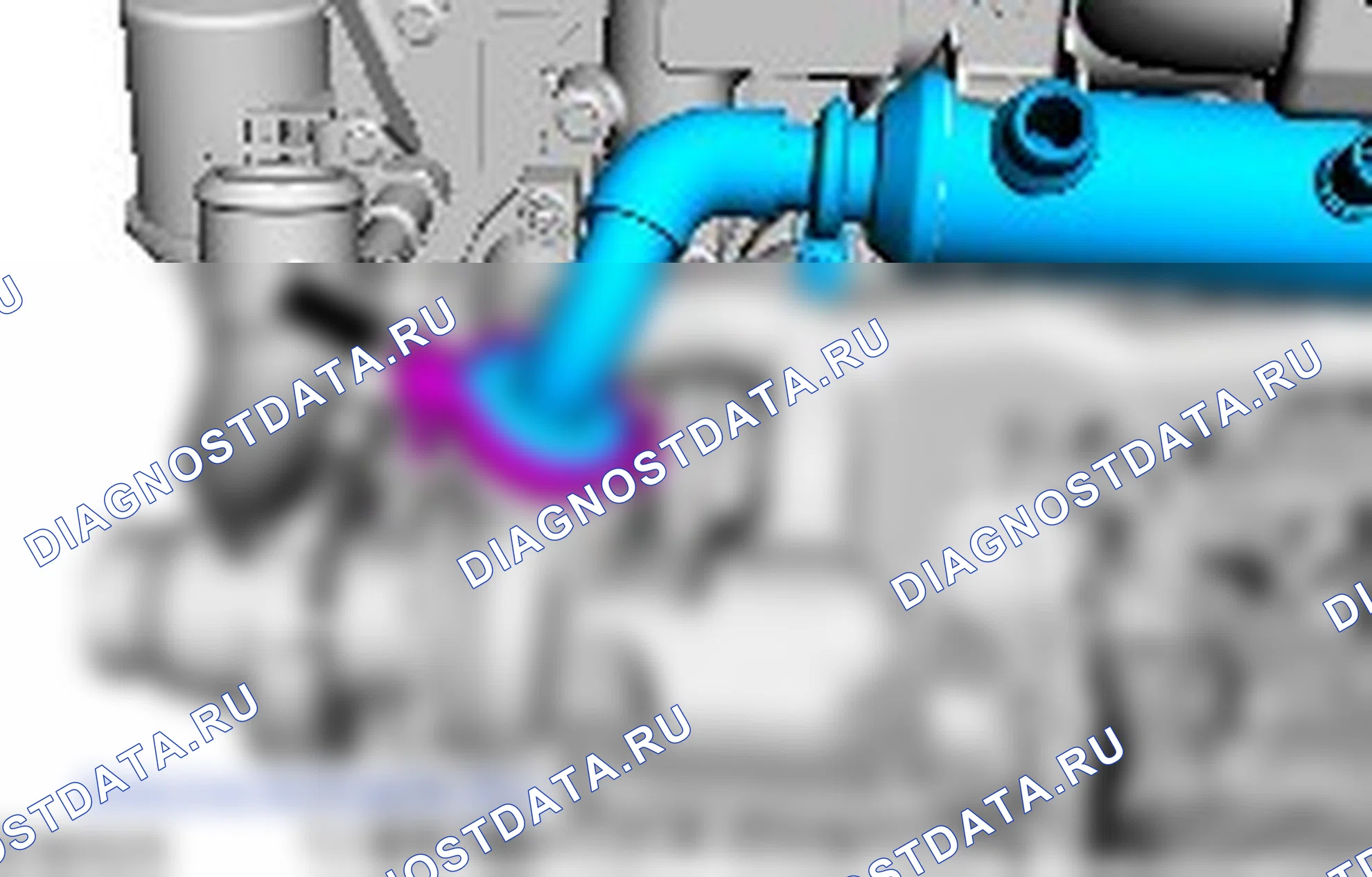 Разборка узла головки цилиндров. Ford Transit Connect I
