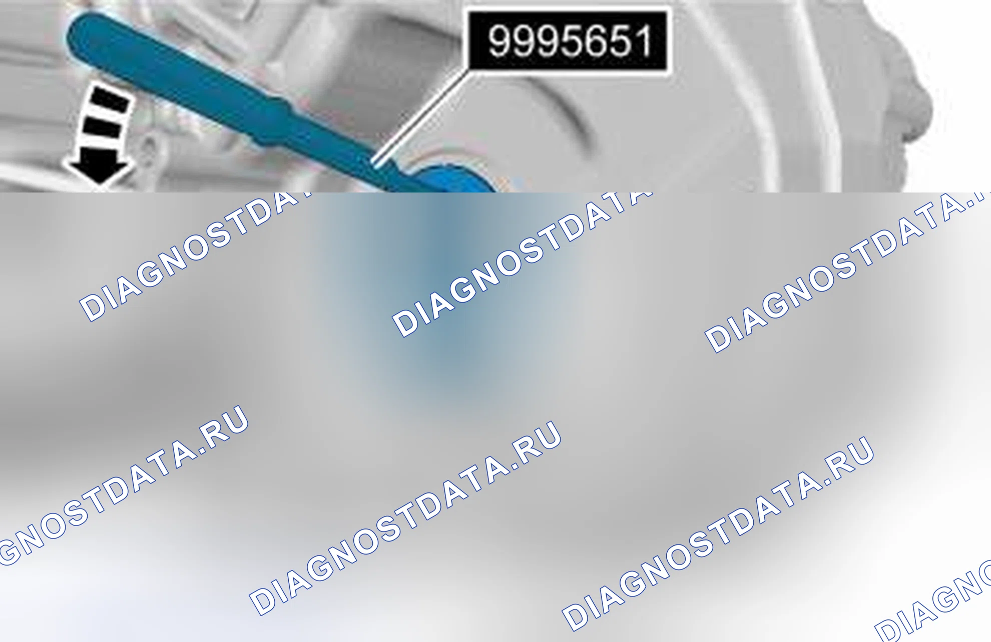 Рис. 135: ДЕМОНТАЖ. Volvo S80 II