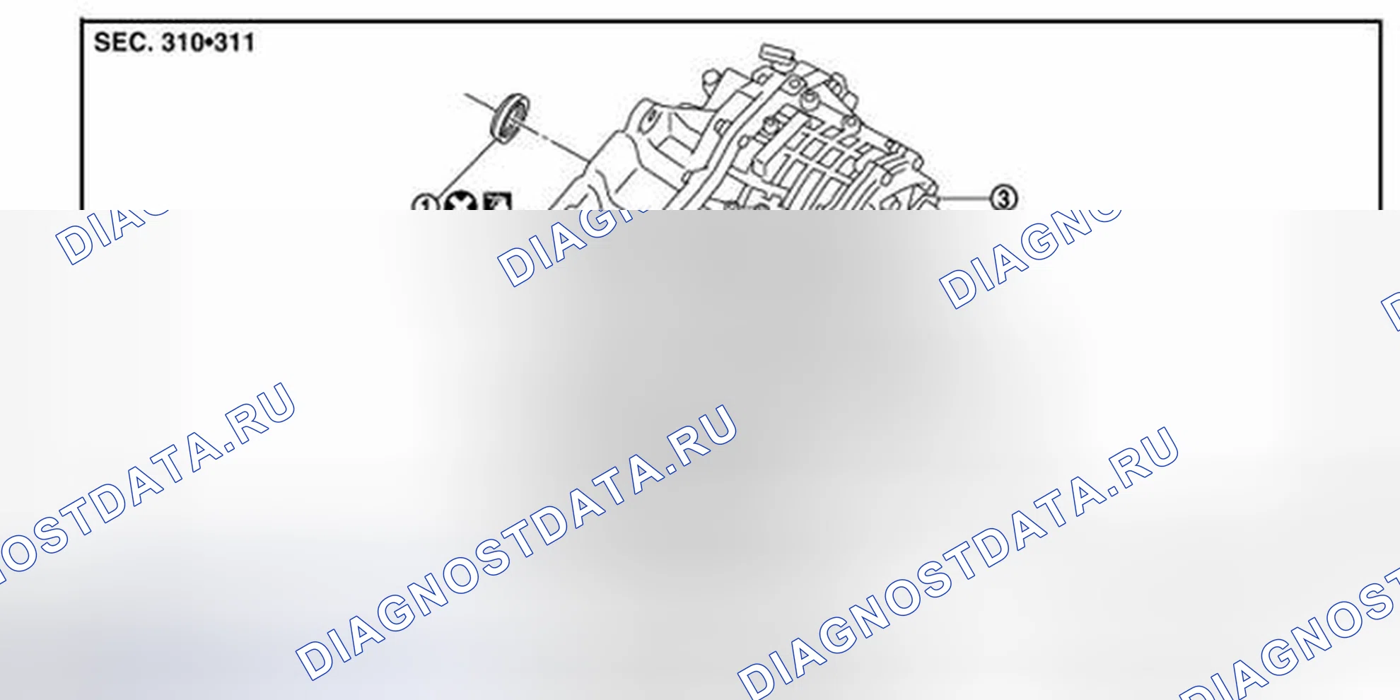 Рис. 21: Разнесенный вид. Nissan Cube III