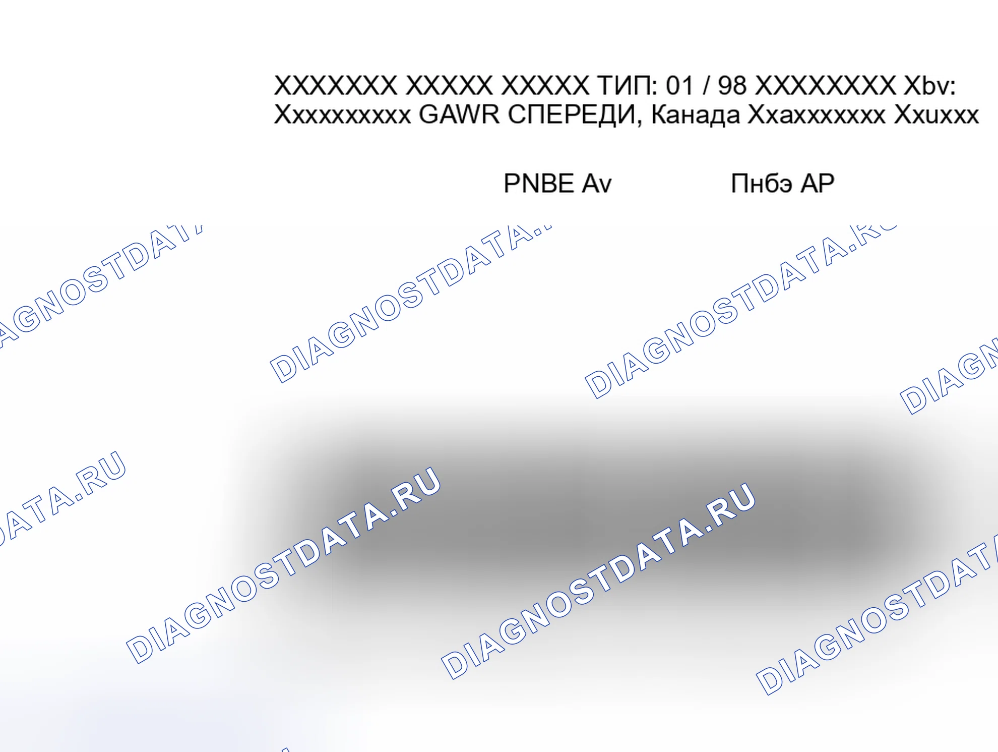 Рис. 13: Знак сертификации транспортного средства (Vc) - Канада (типовой). Hyundai Mistra I рестайлинг