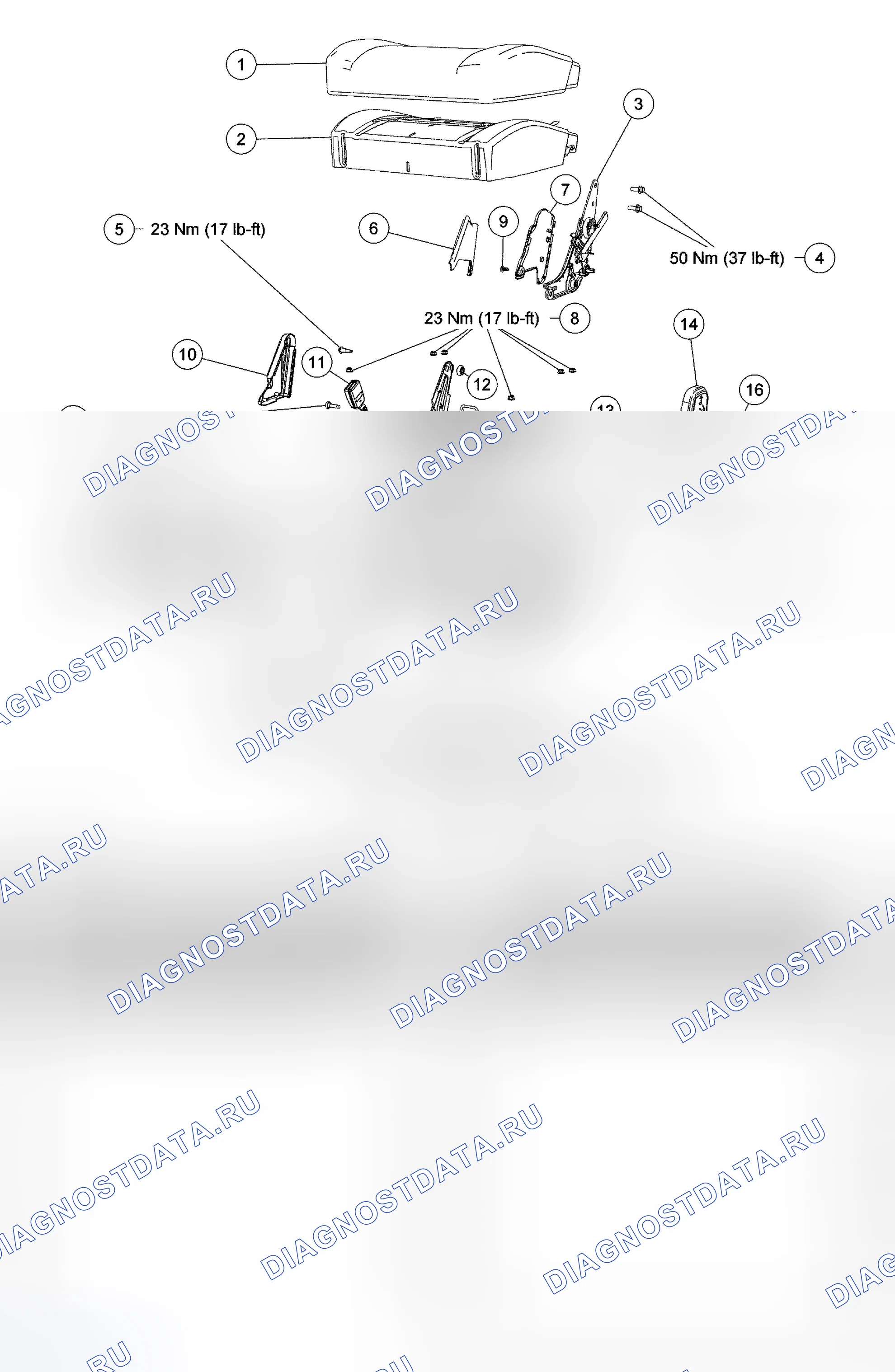 Рис. 77: Разборка и сборка. Hyundai Mistra II