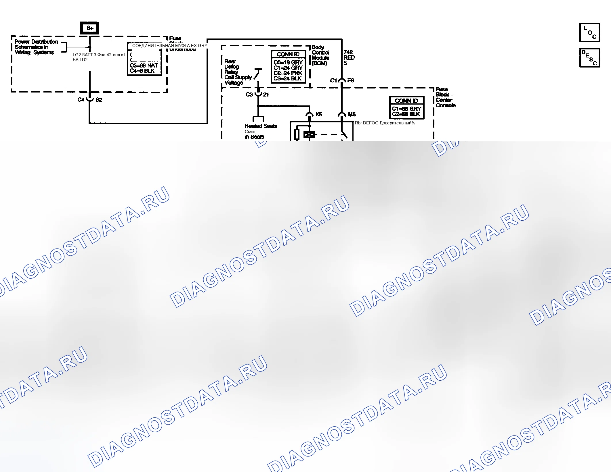 Рис. 1: Принципиальные и маршрутные схемы. Hyundai Venue I