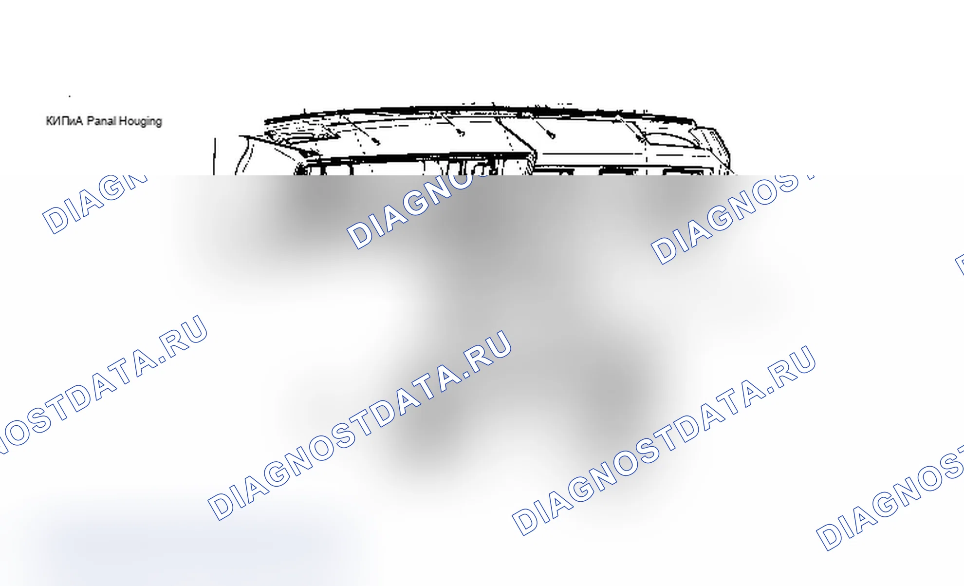 Рис. 2: Приборная панель в сборе (Skylark). Buick Regal II