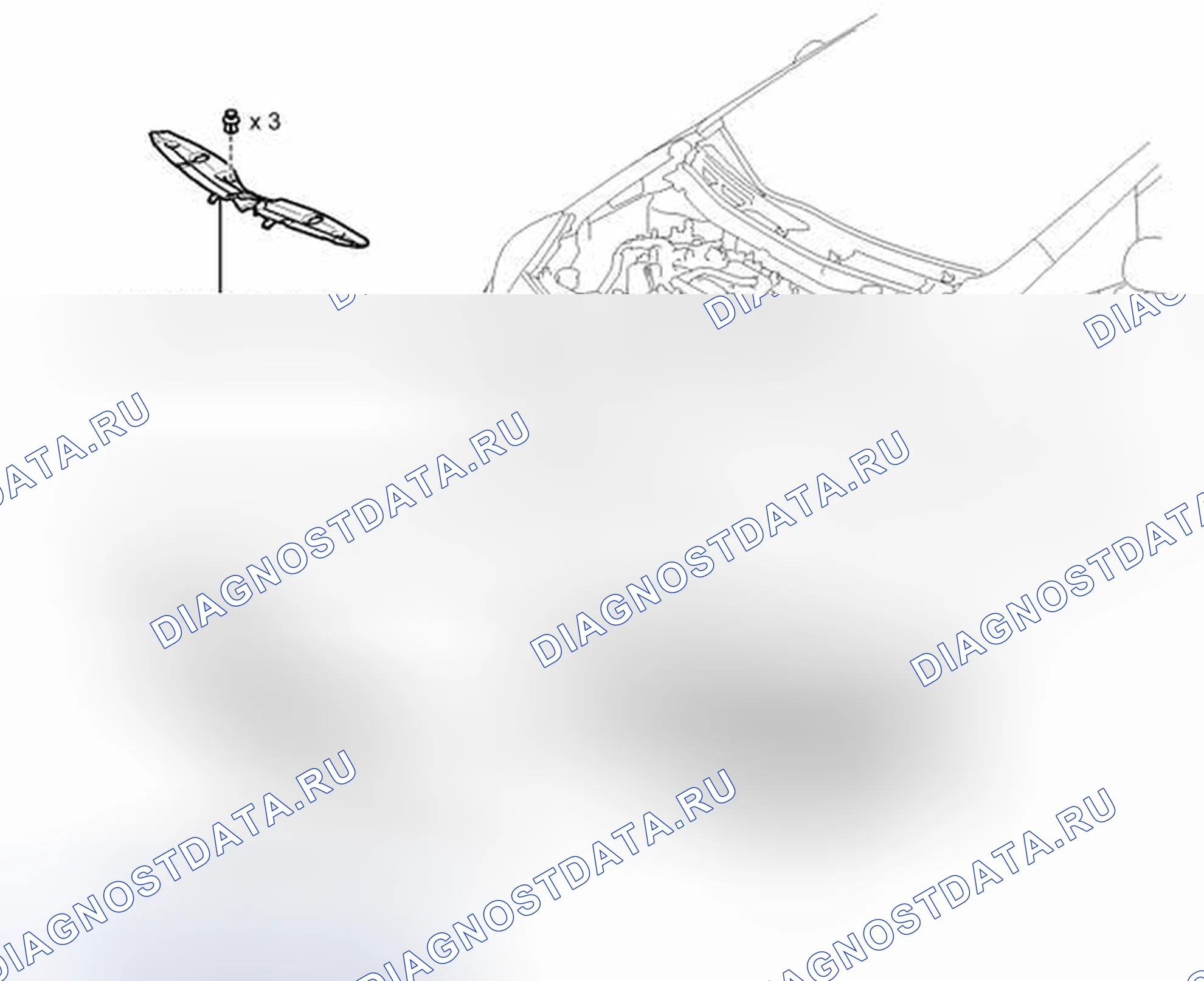 Рис. 129: ИЛЛЮСТРАЦИЯ. Toyota Prius PHV pre-III