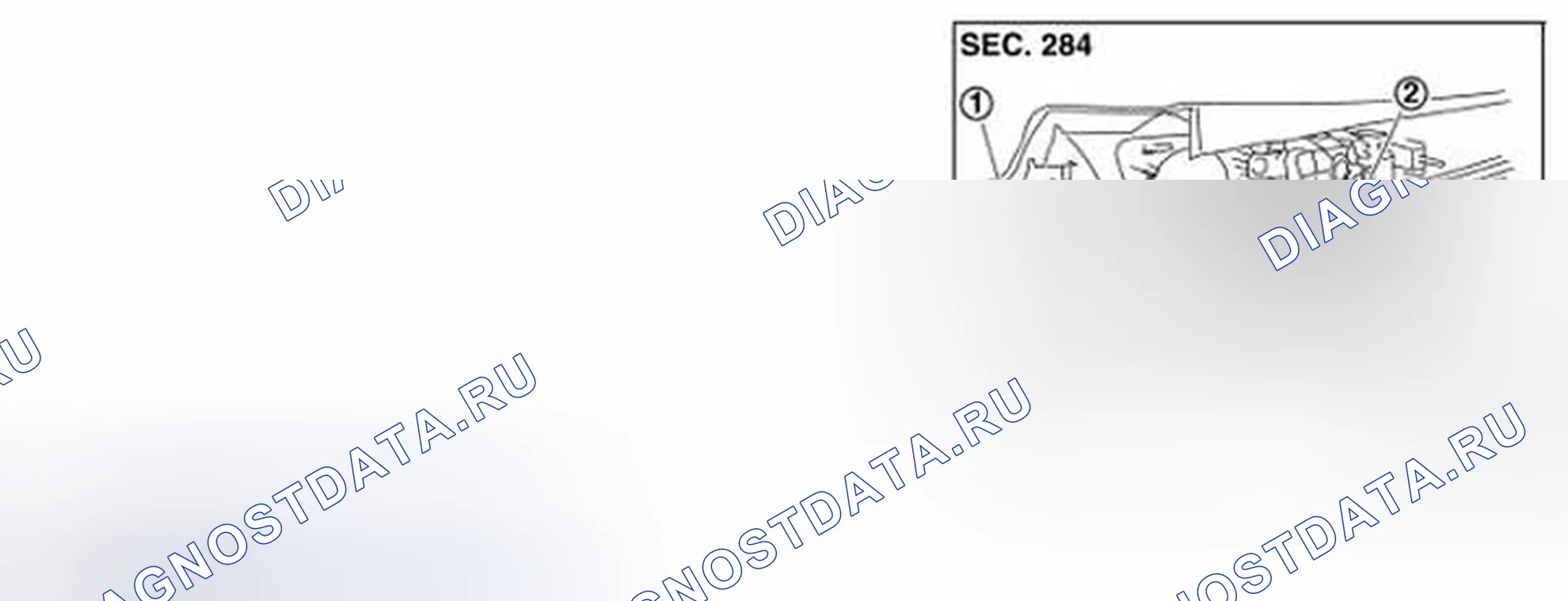 Рис. 113: Разнесенный вид. Infiniti Q60 I