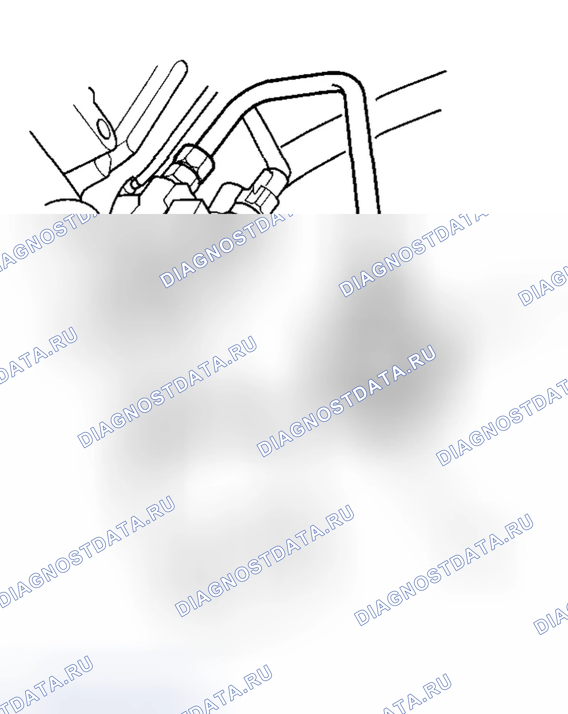 Рис. 22: Опрессовка масла. Honda Accord VI