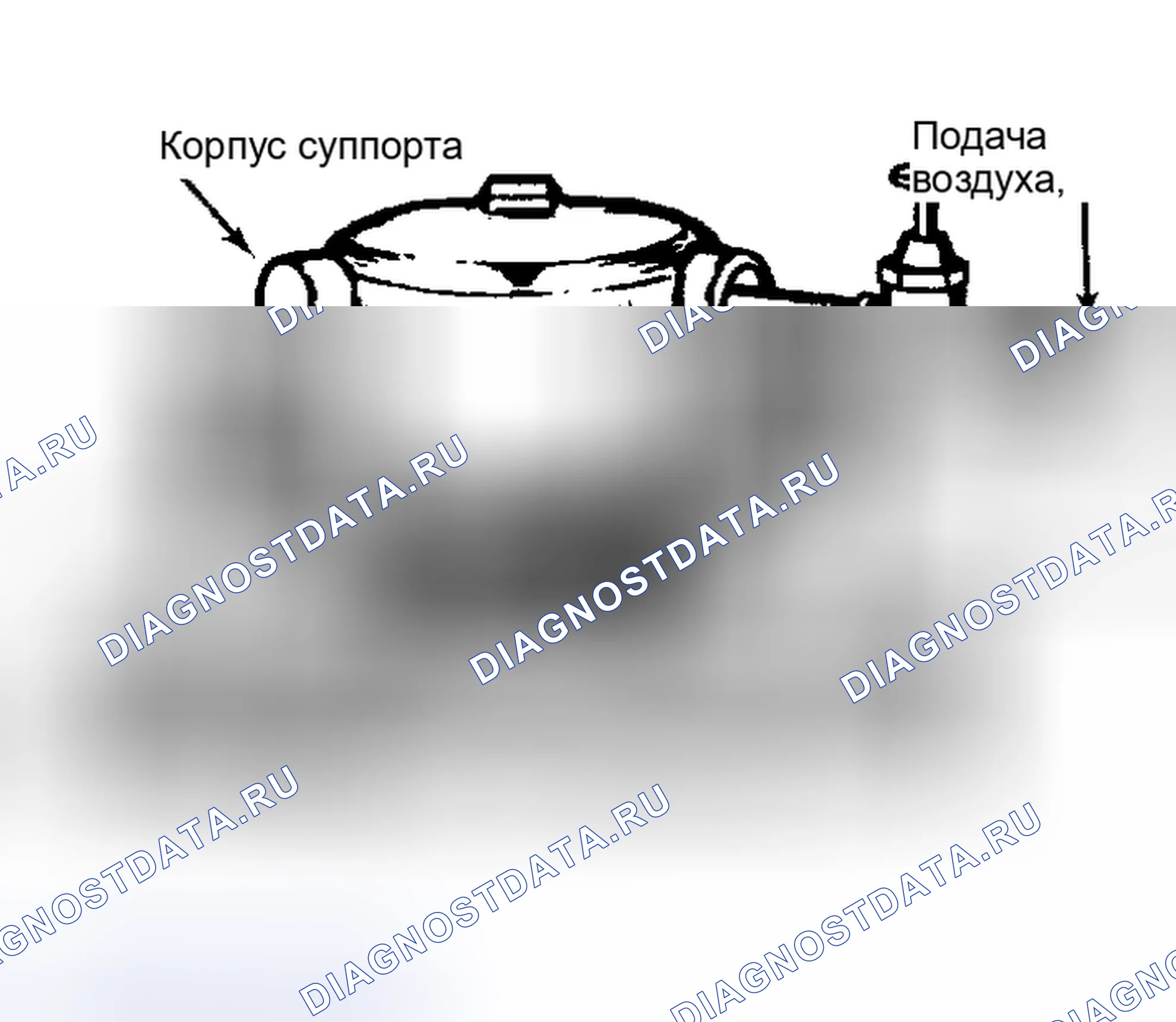 Рис. 9: Разборка (с одним и двумя поршнями). Ford Bronco III