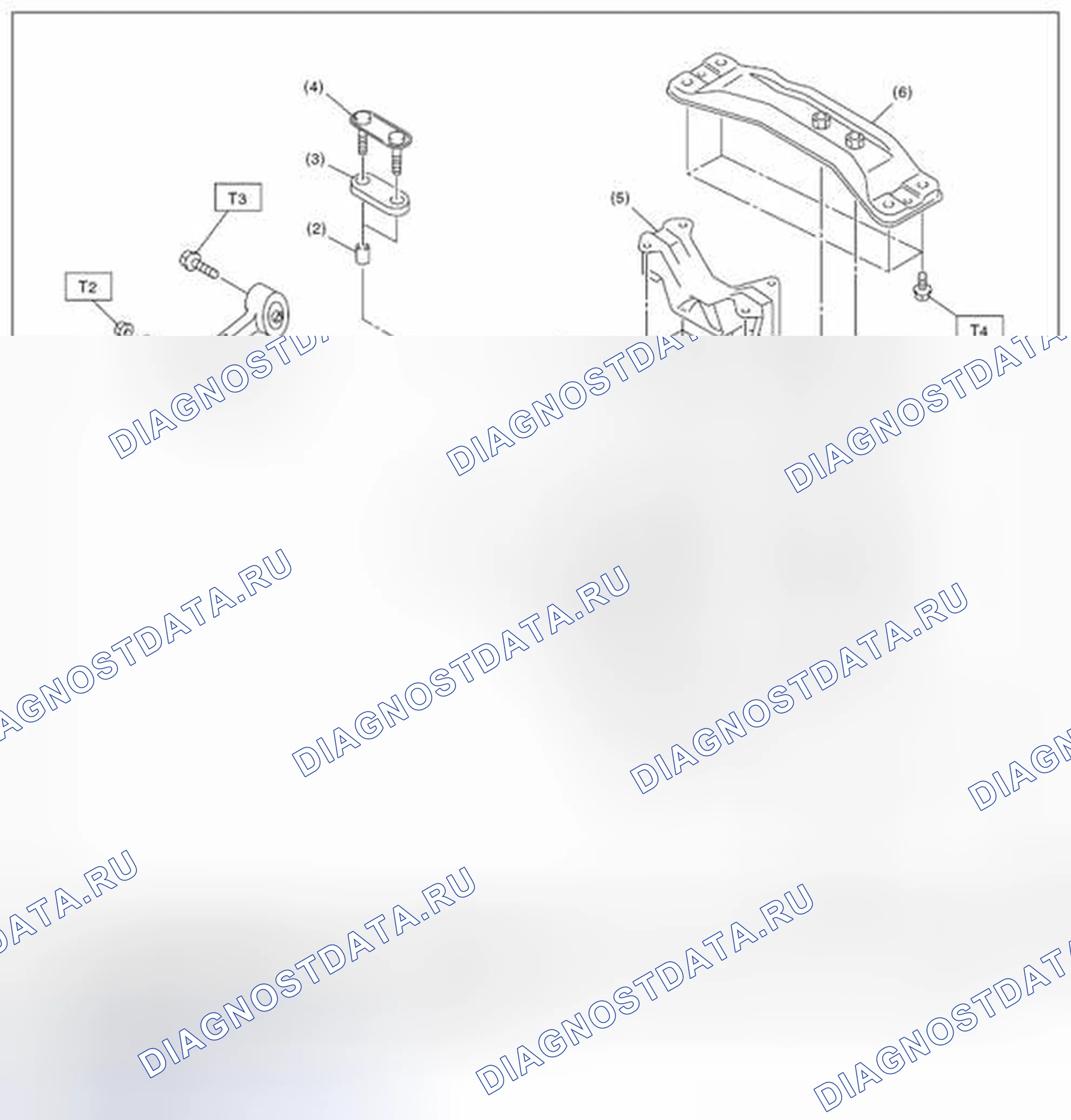 Рис. 650: МОНТАЖ КОРОБКИ ПЕРЕДАЧ. Subaru Impreza GK