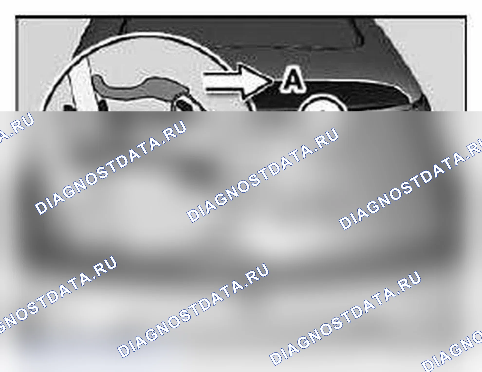 Рис. 195: 51 31 284 СНЯТИЕ И УСТАНОВКА/ЗАМЕНА НИЖНЕЙ КРЫШКИ ЗАДНЕГО ОКНА. MINI Cooper Clubman I рестайлинг