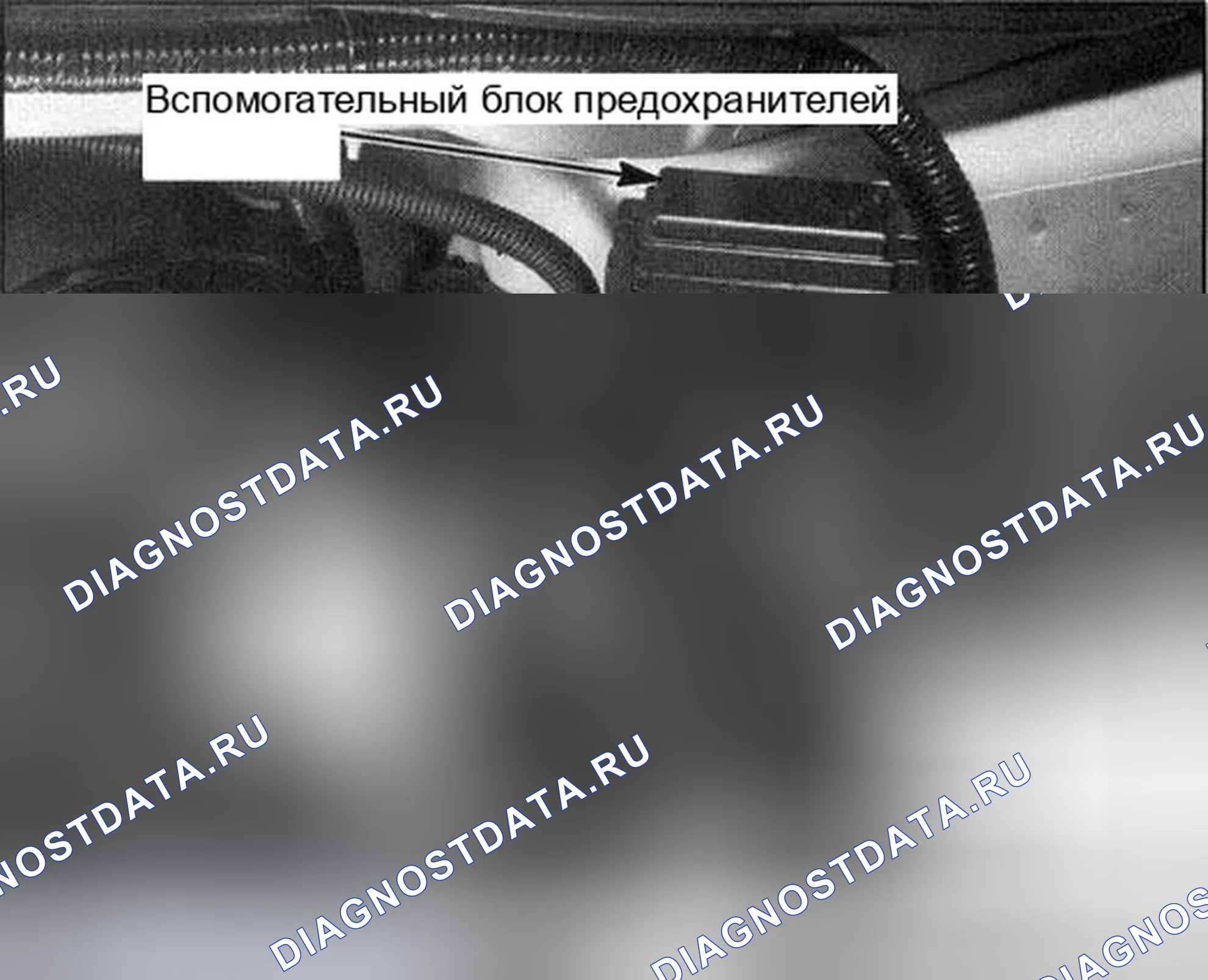 Рис. 7: ВСПОМОГАТЕЛЬНАЯ КОРОБКА ПРЕДОХРАНИТЕЛЕЙ. Honda Pilot I