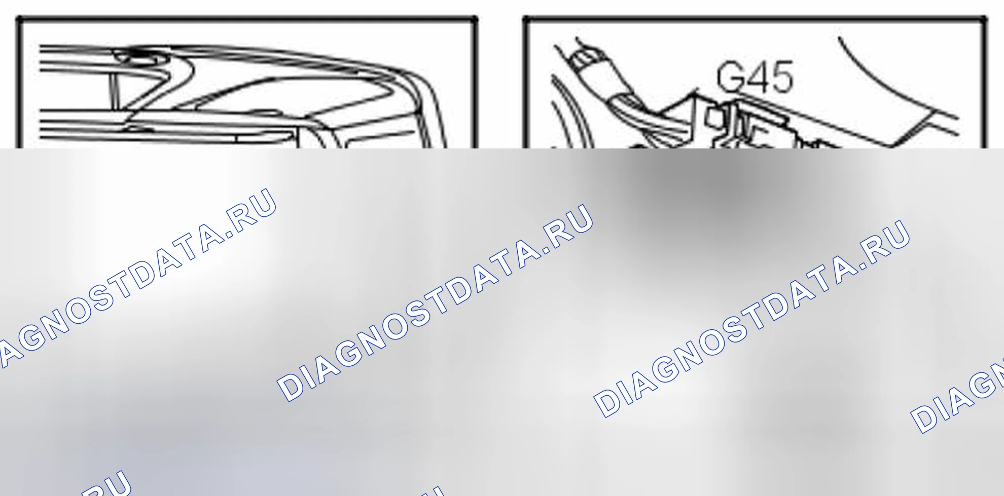 Рис. 313: Точка массы G45 (только 5d). Kia Picanto III