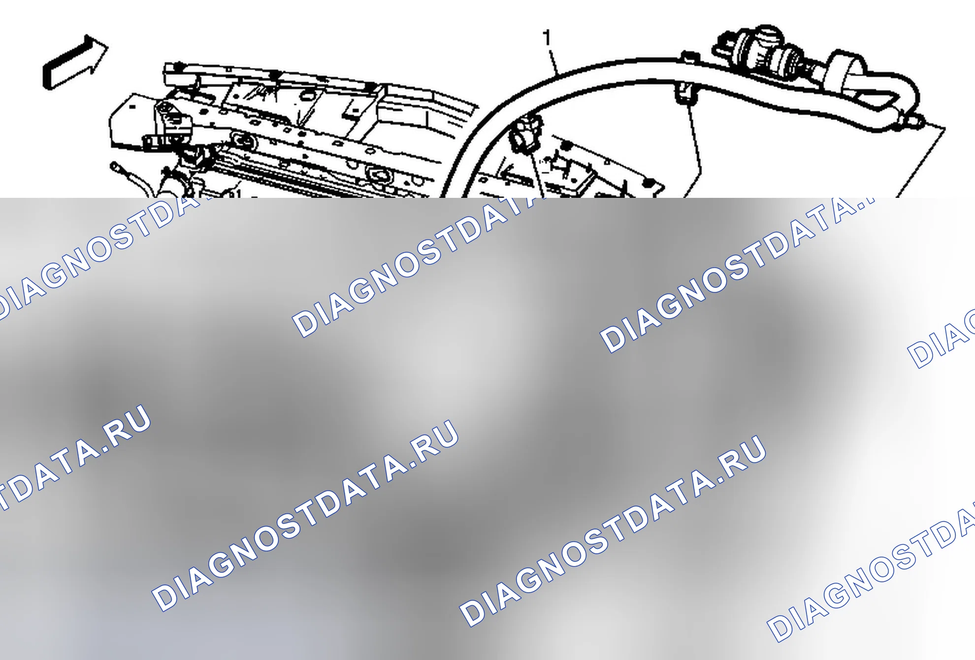 Рис. 42: Замена шнура нагревателя охлаждающей жидкости (Lkw). Chevrolet Malibu VIII рестайлинг