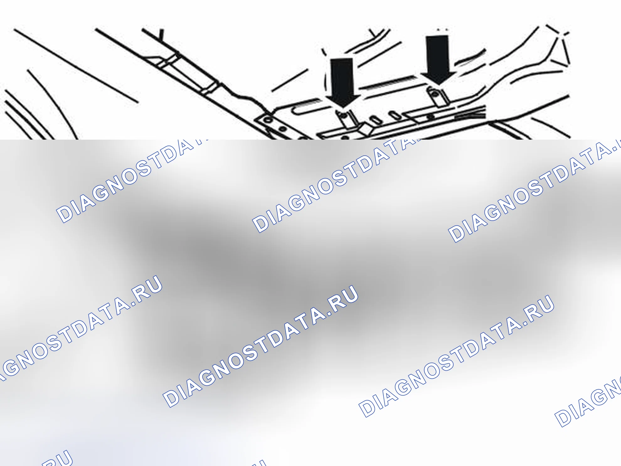 Рис. 59: Снятие фары / лампы. Volvo S80 I