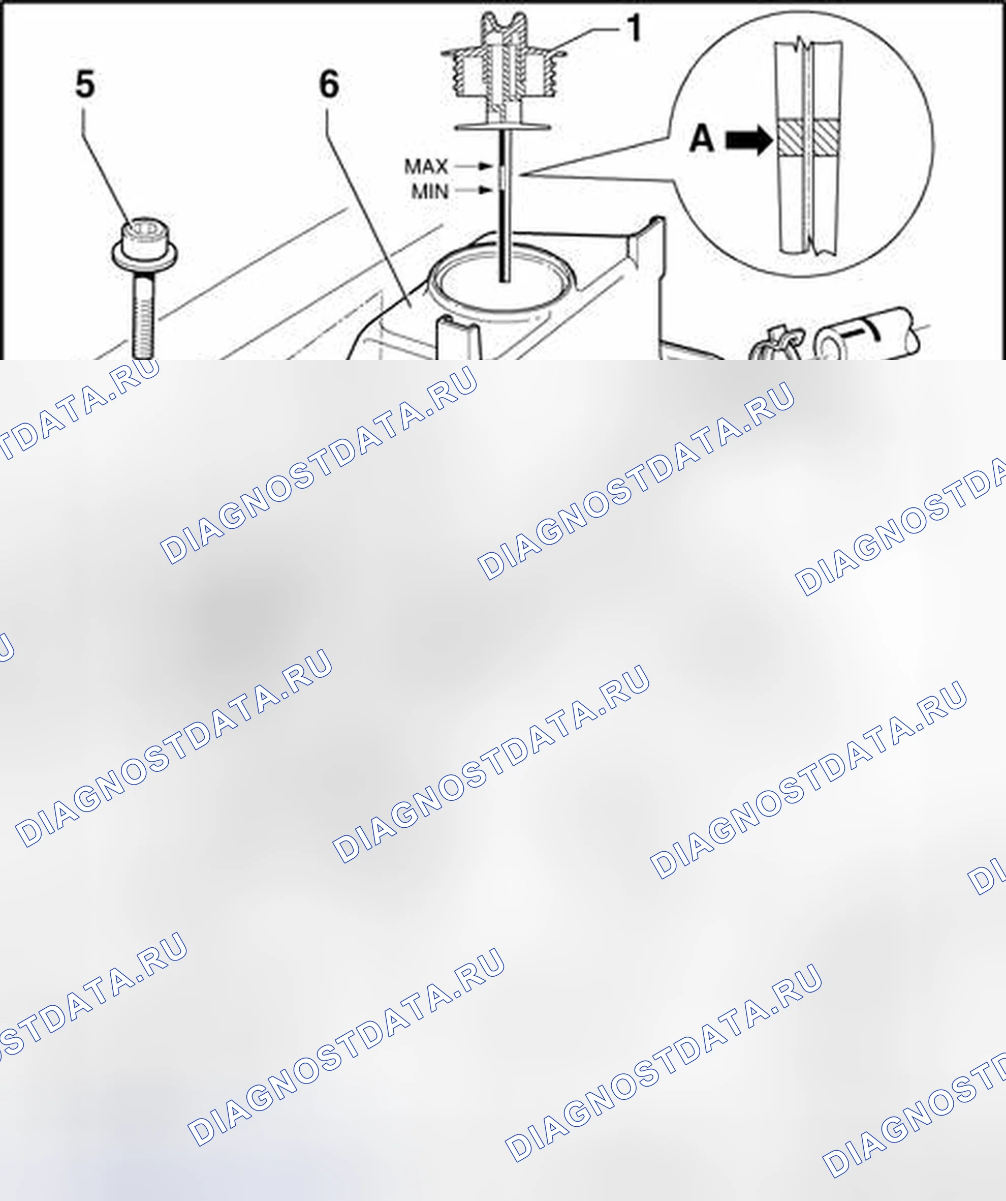 Рис. 19: Резервуар, разборка и сборка. Volkswagen Golf Mk4