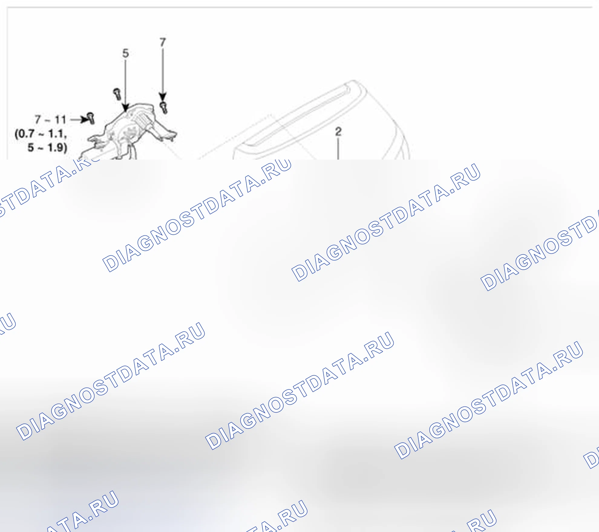 Рис. 30: Расположение компонентов. Geely SC7 I