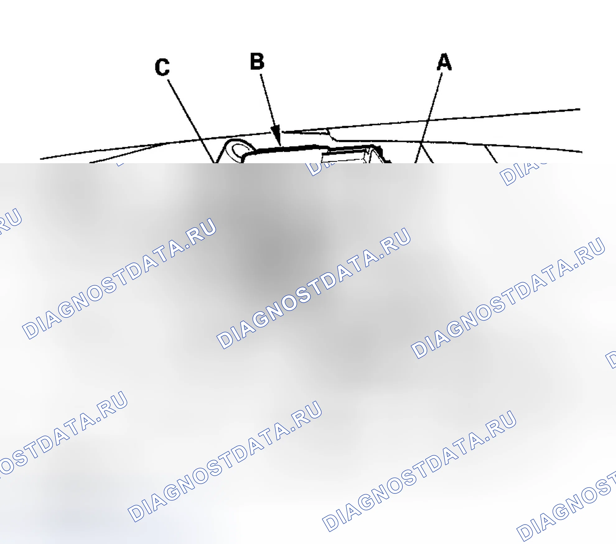 Рис. 61: Замена датчика FTP. Honda Ridgeline I