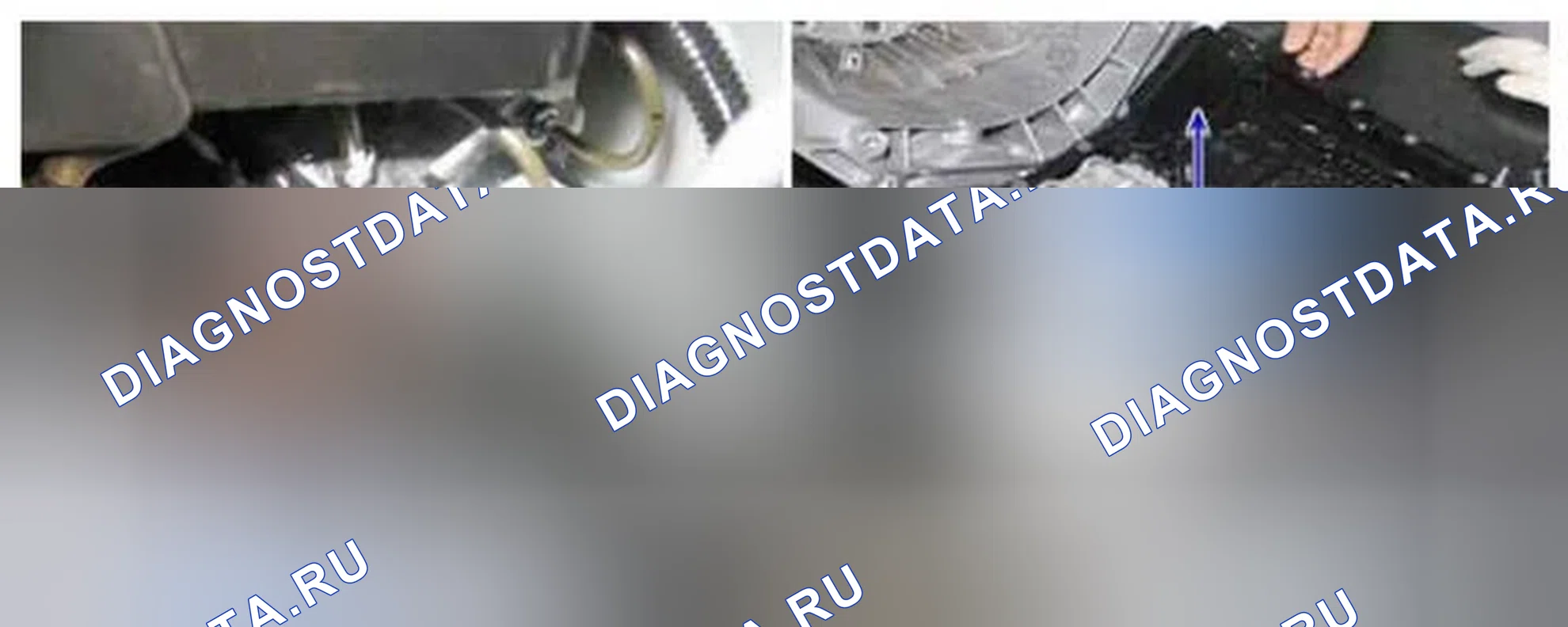 Рис. 212: Расположение компонентов. Hyundai Equus II