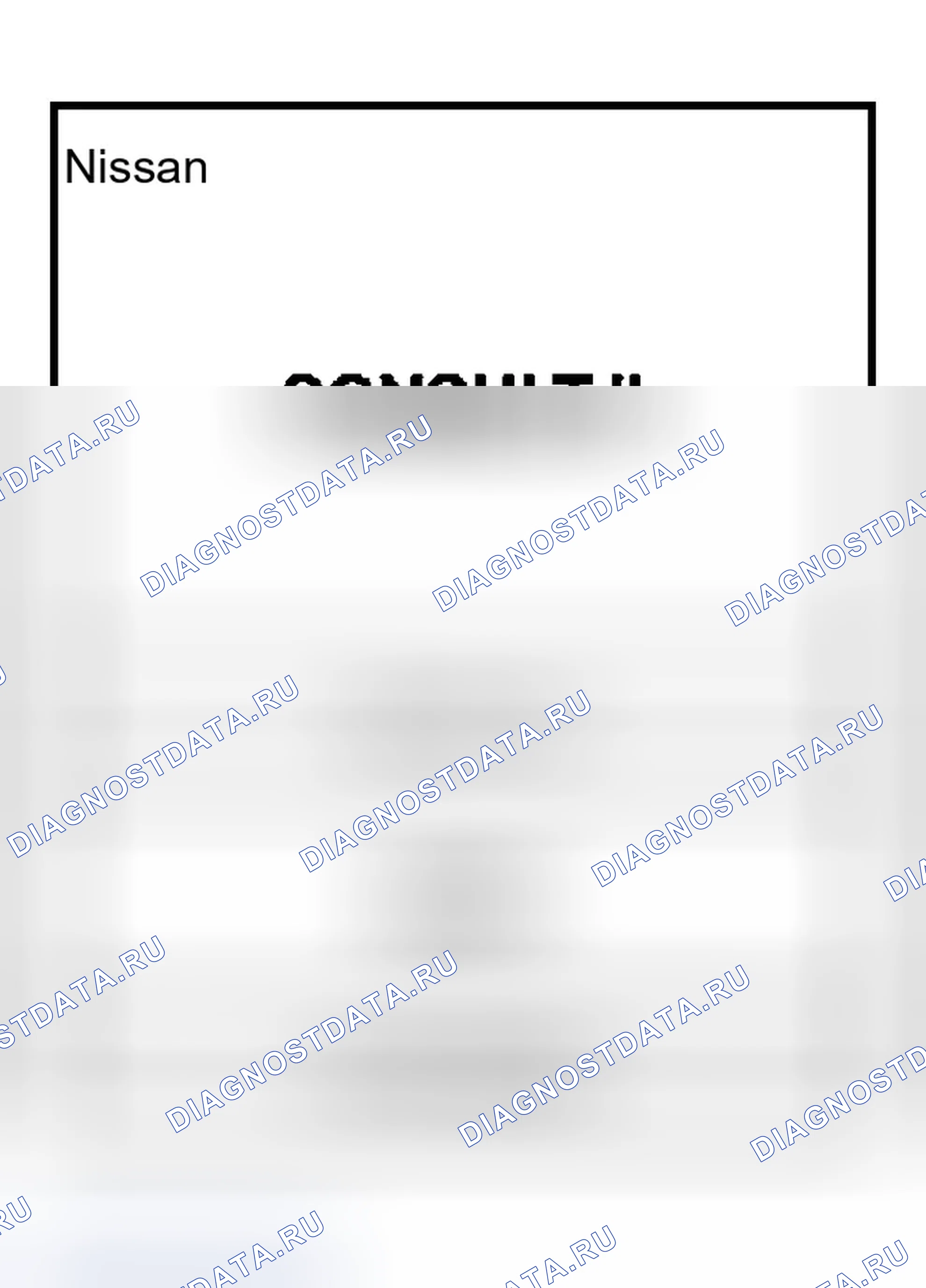 Рис. 114: ПРОЦЕДУРА КОНТРОЛЯ ДАННЫХ. Infiniti I35 II