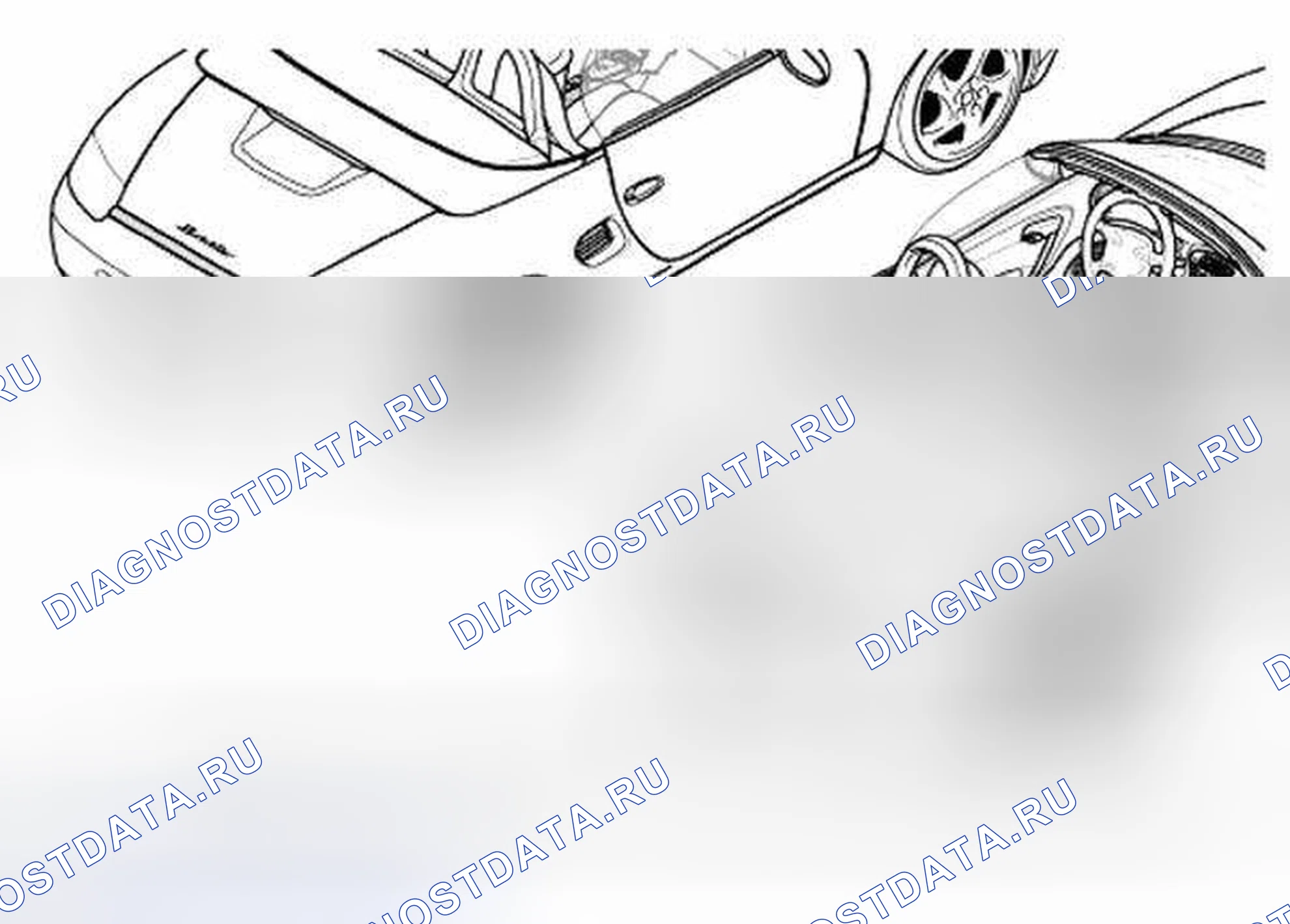 Рис. 9: Снятие и установка заднего спойлера. Porsche Boxster S 986 рестайлинг