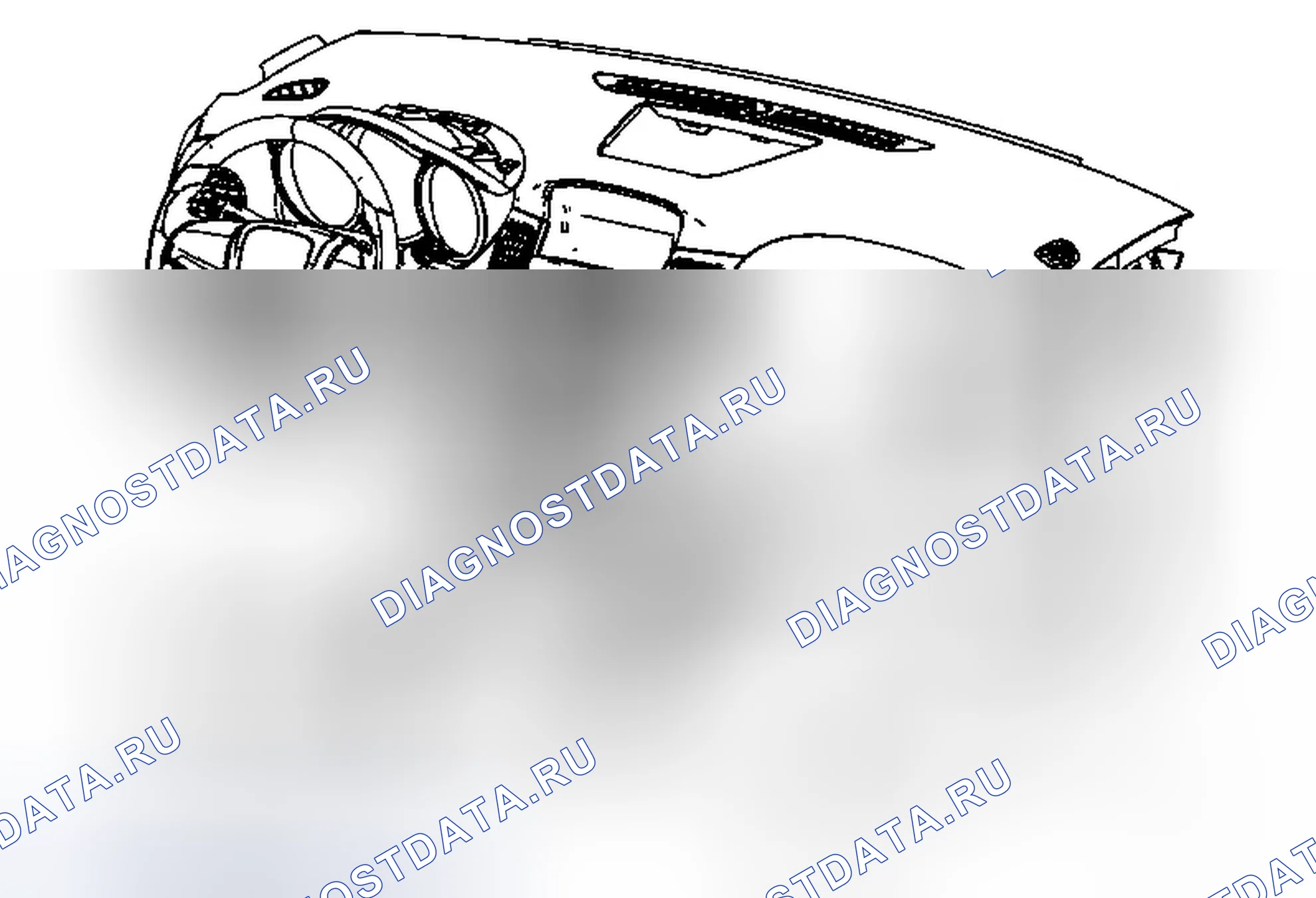 Рис. 72: Замена нижней обрезной панели приборной панели - правая сторона. Chevrolet Cruze I рестайлинг