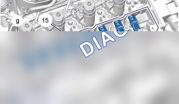 Снятие - Установка: держатель распределительного вала — b1dg0fwd. Citroen C-Elysee I