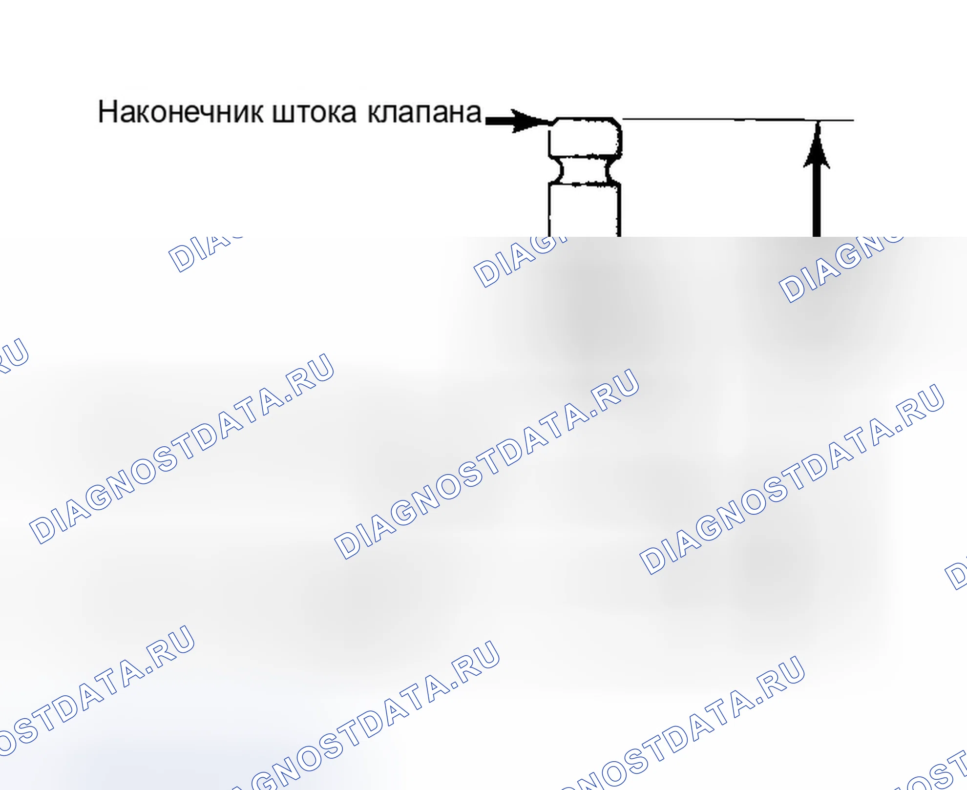 Рис. 20: Высота установки штока измерительного клапана. Chrysler Pacifica CS