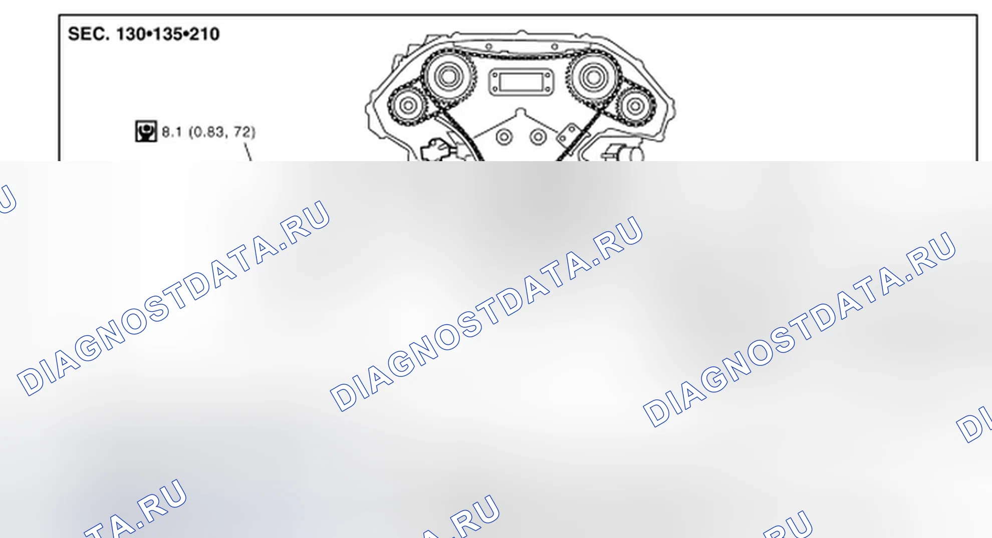 Рис. 33: Разнесенный вид. Infiniti Q60 I
