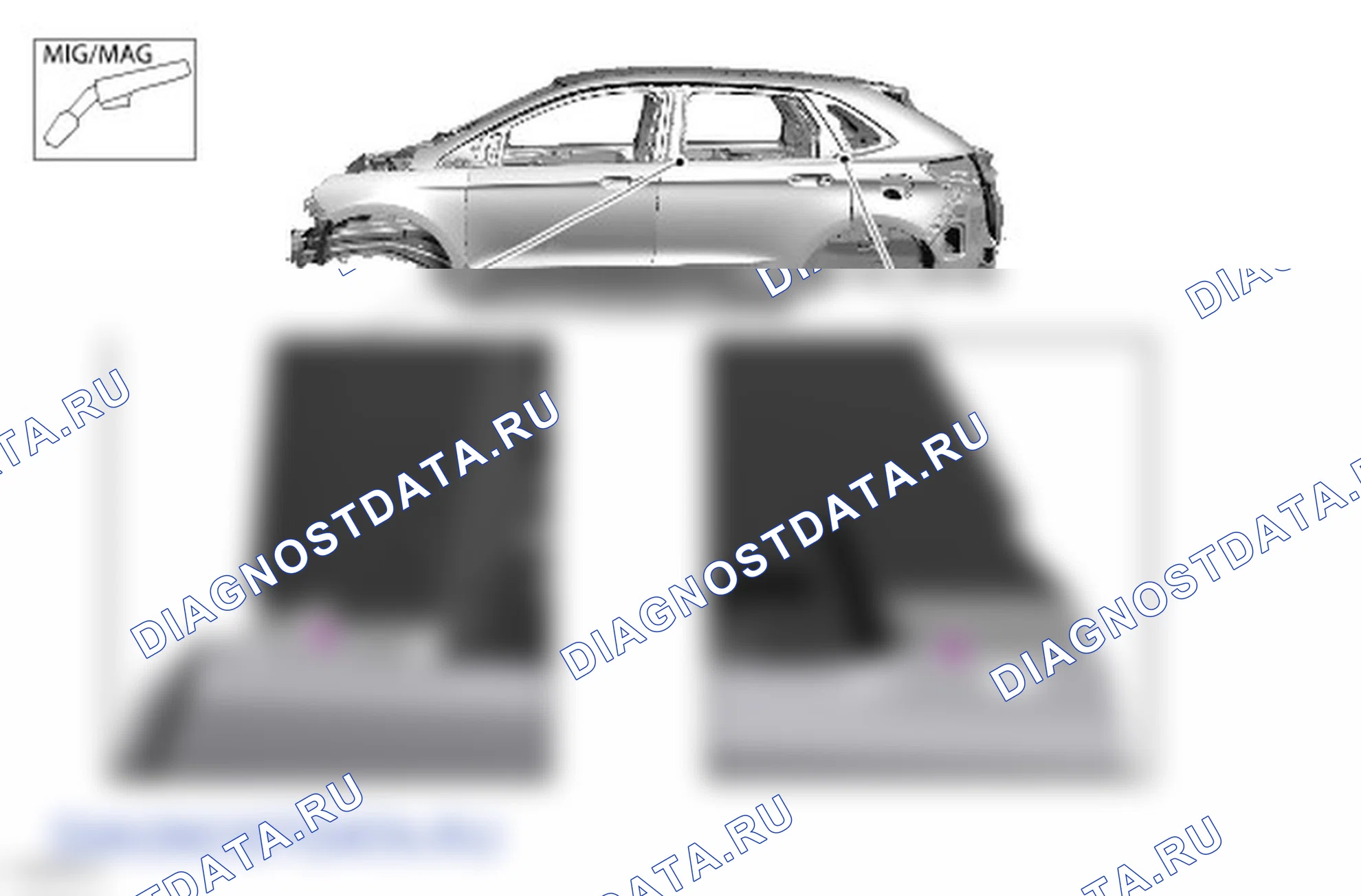 Как снять и установить панель обшивки задней двери. Ford Edge II