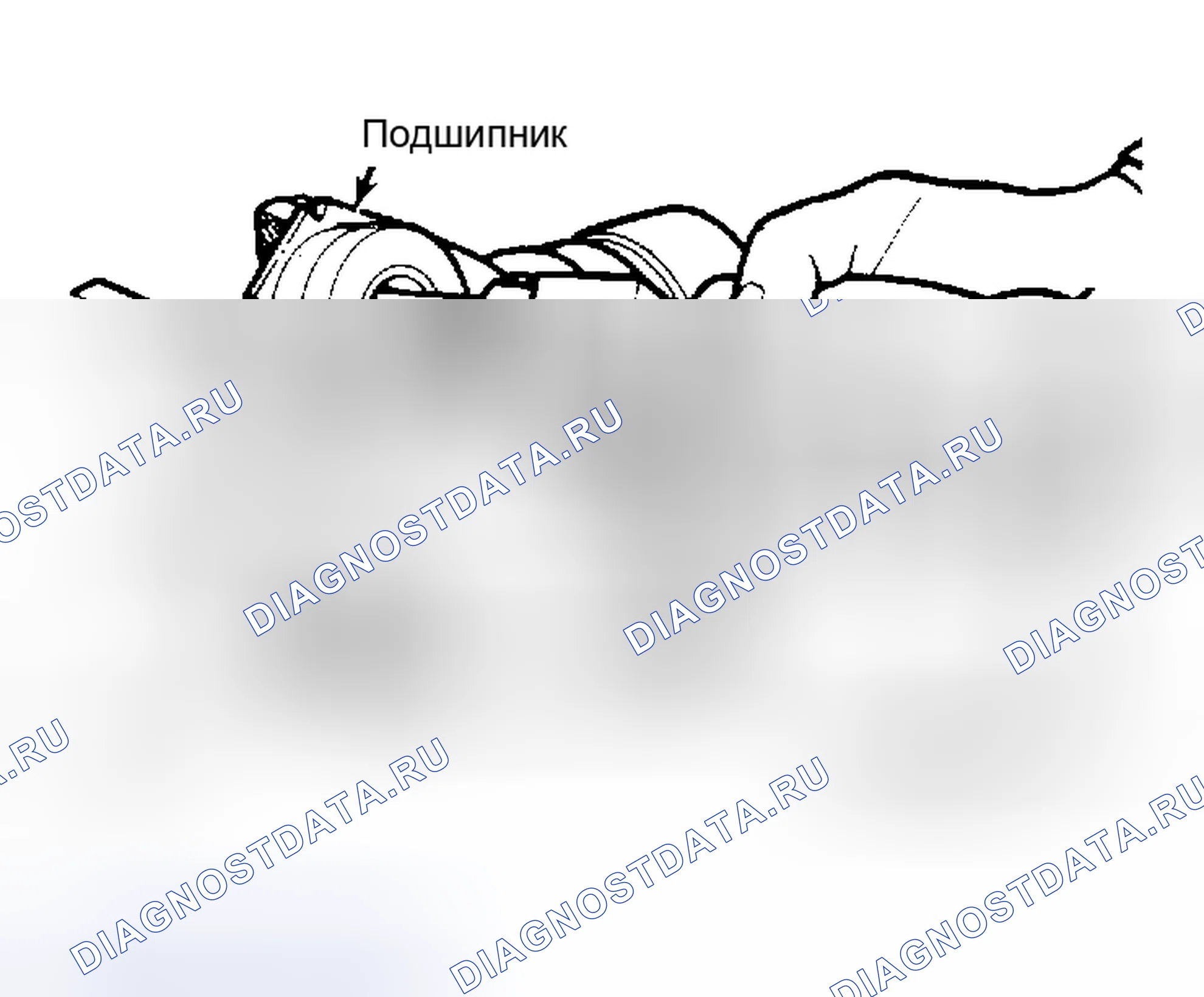 Рис. 8: Снятие кольца подшипника червячного вала с доводчика. Установите новую обойму с помощью оправочного пресса.. Chevrolet Suburban C10 