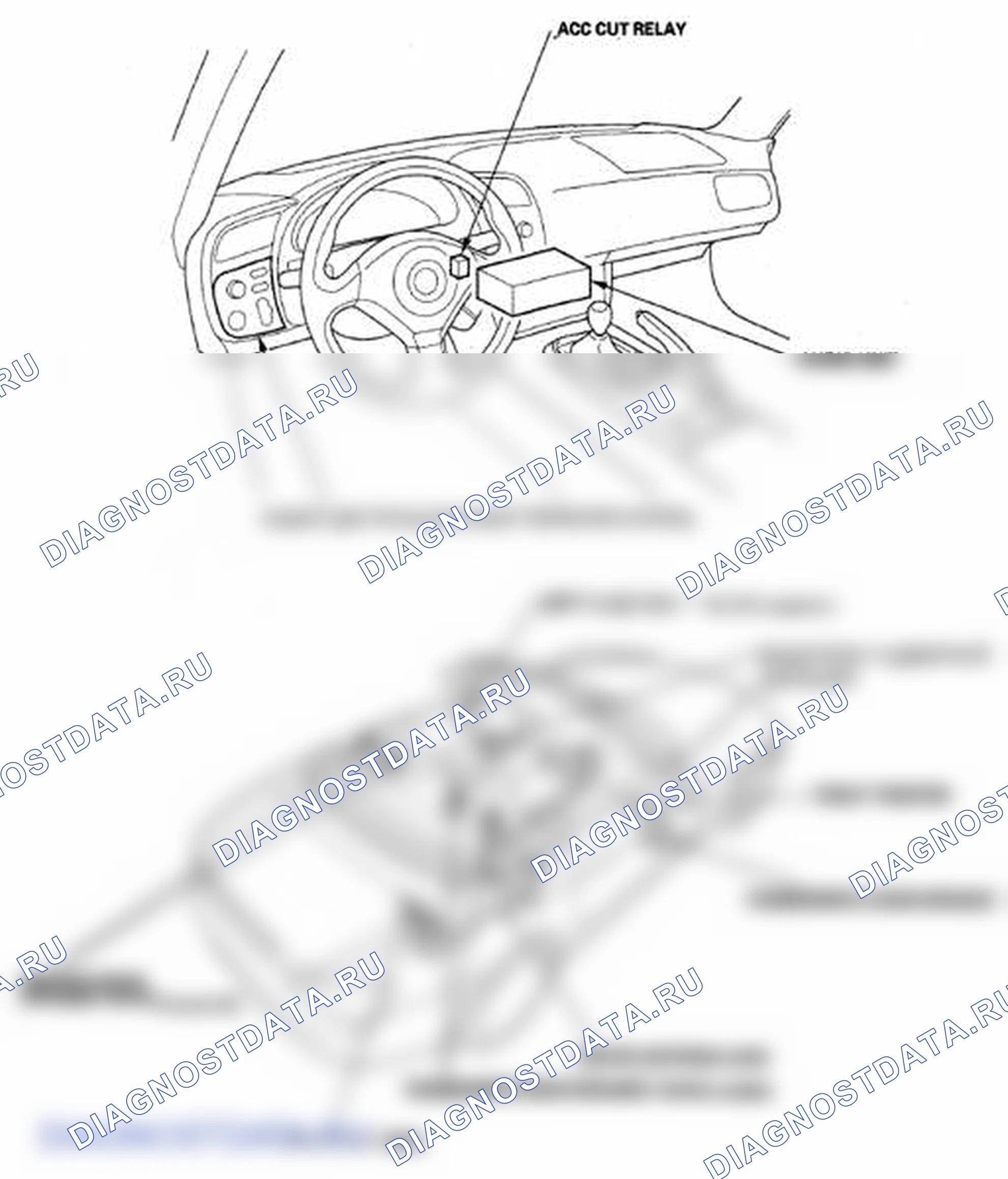 Рис. 1: Указатель расположения компонентов. Honda S2000 AP2 рестайлинг