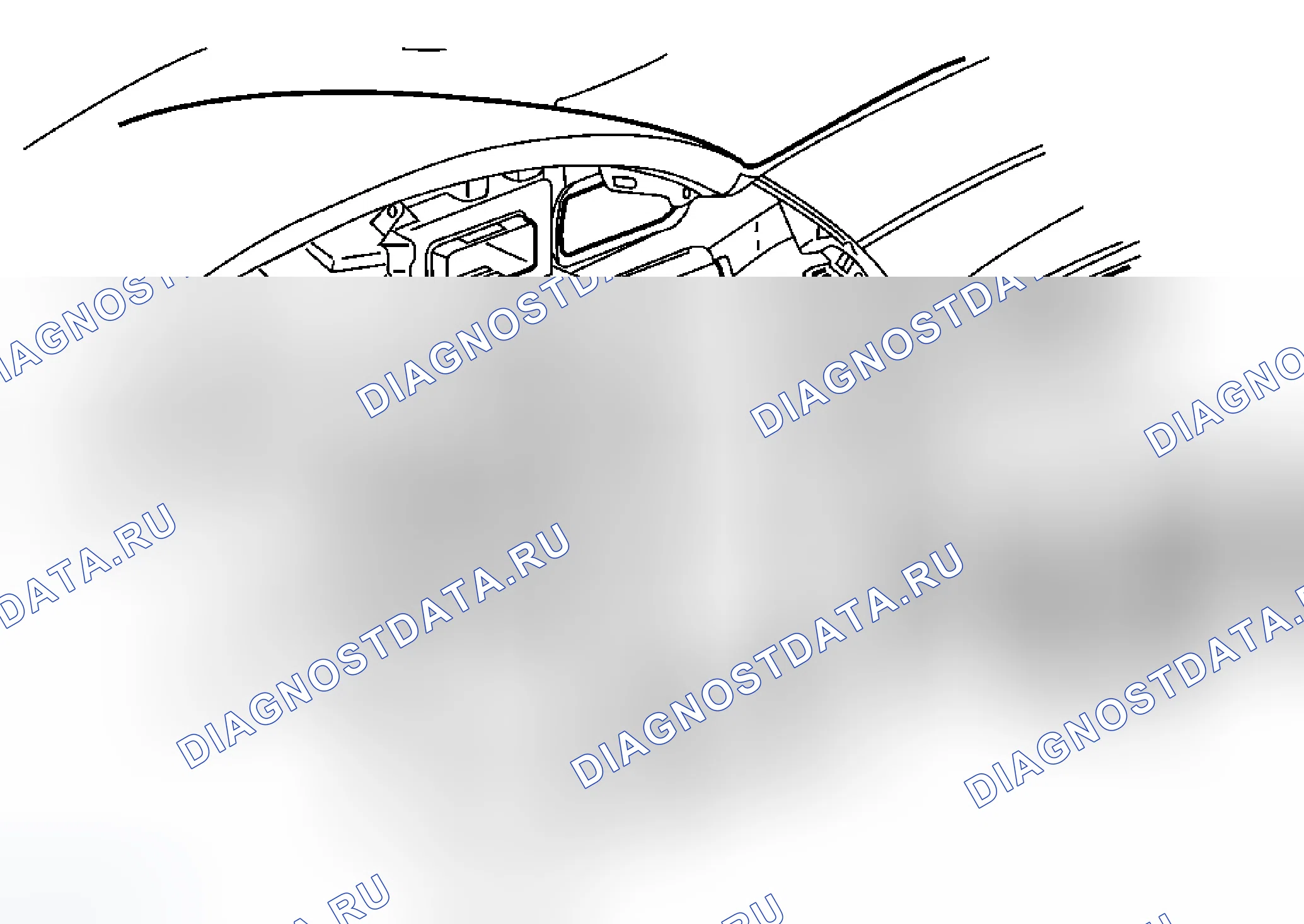 Рис. 3: ДЕМОНТАЖ. Chrysler Pacifica CS