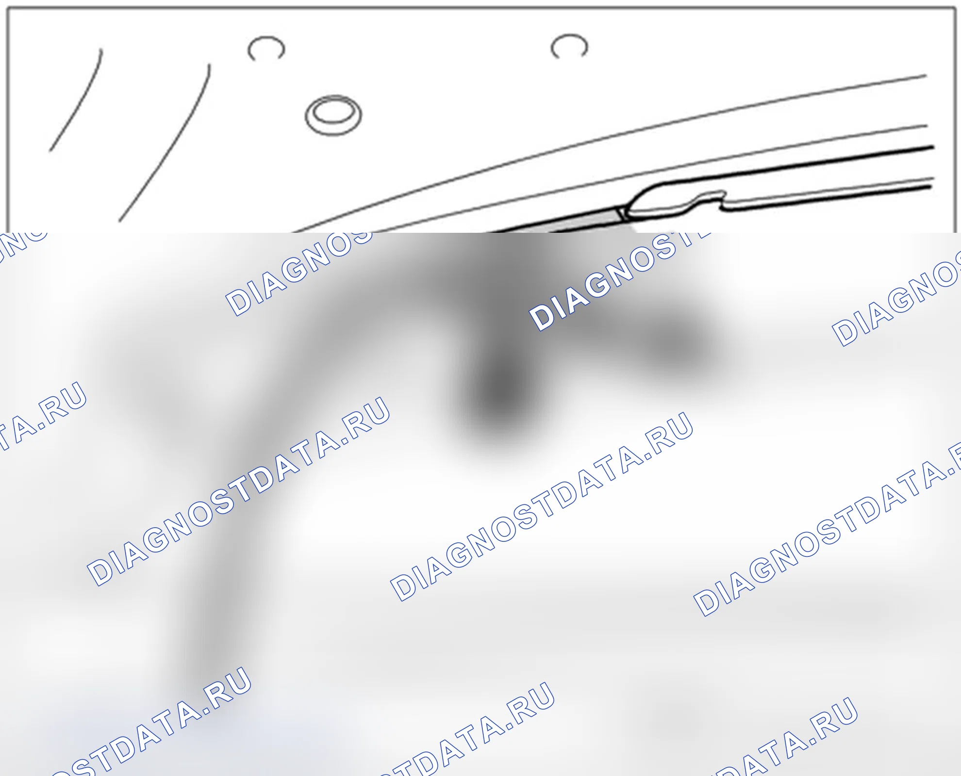 Рис. 21: Демонтаж антенны GPS. Porsche 911 GT3 997