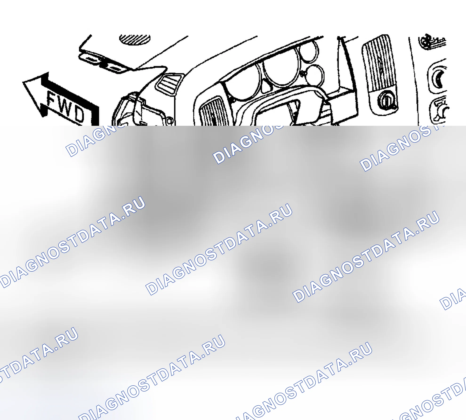 Рис. 4: ОПИСАНИЕ управления кузова и кабины. Dodge Pickup R1500 