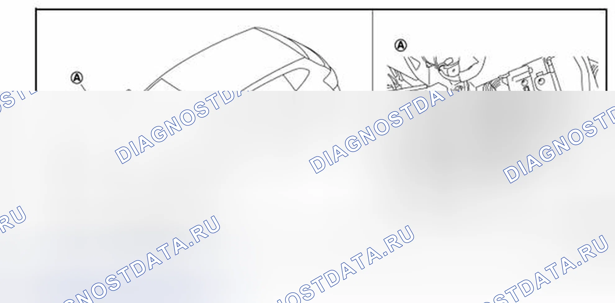 Рис. 35: Расположение компонентов. Nissan Rogue I рестайлинг