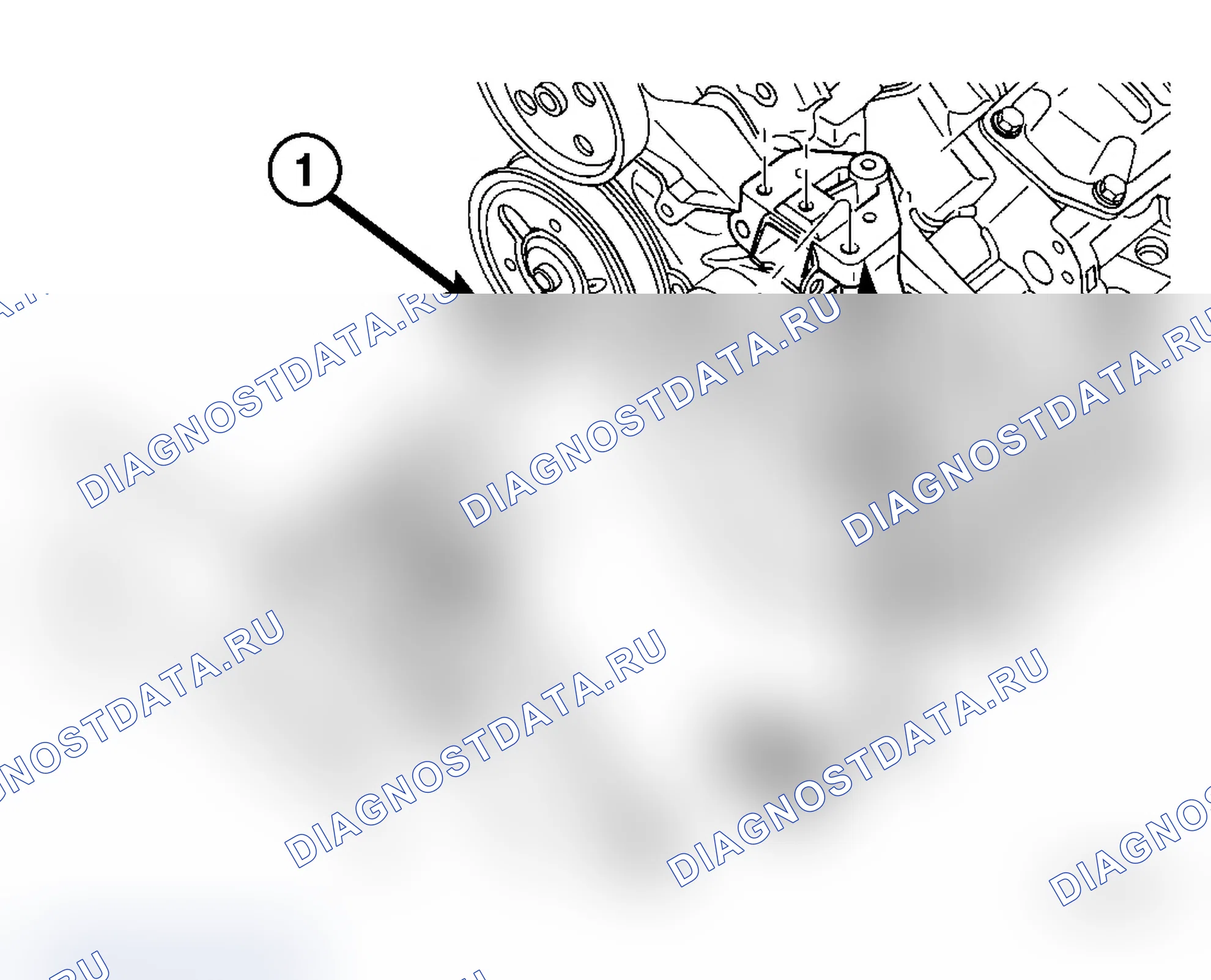 Рис. 262: УСТАНОВКА - ДВИГАТЕЛЬ В СБОРЕ. Dodge Caravan IV