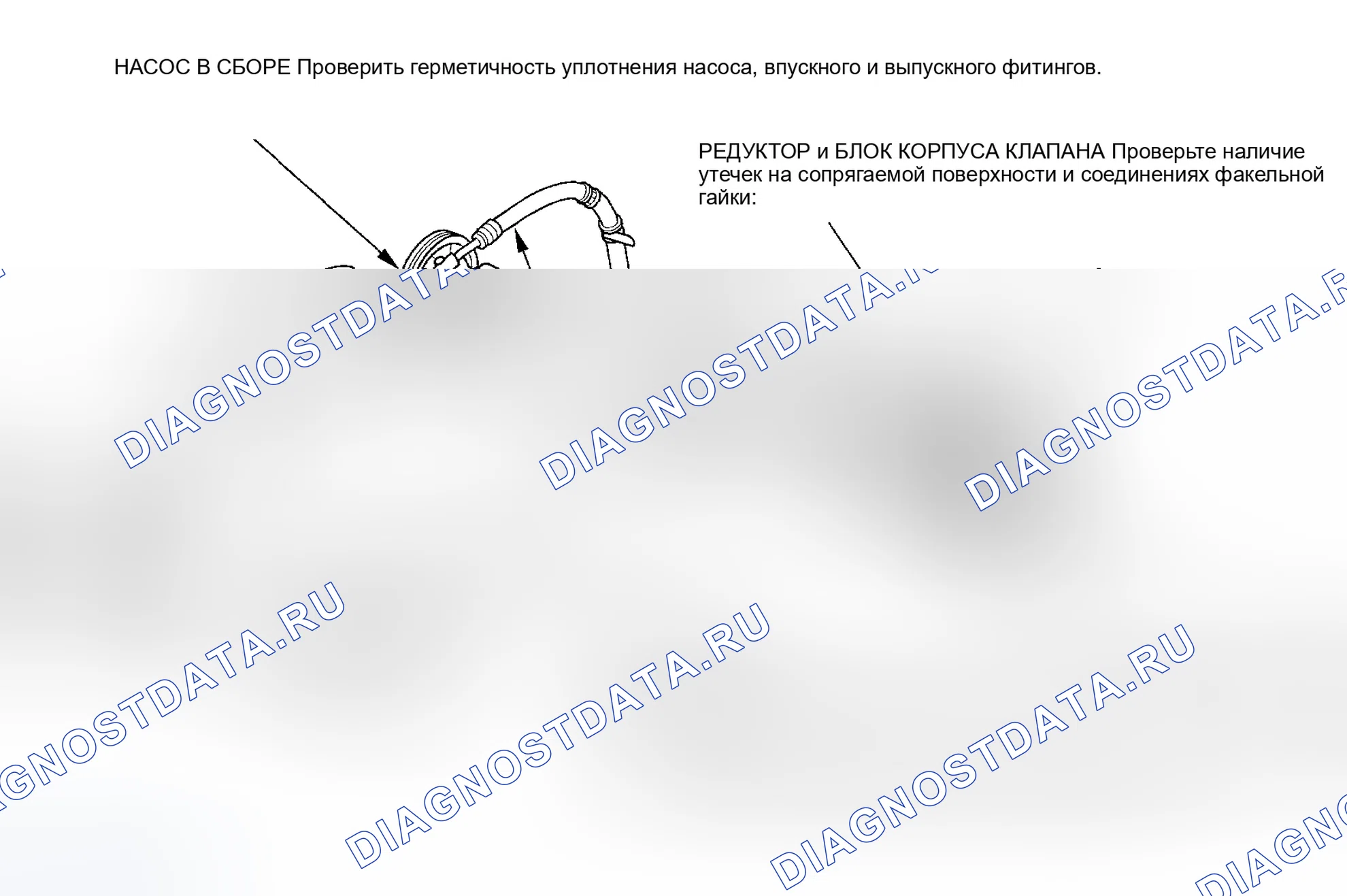 Рис. 10: Проверка утечки жидкости. Honda Ridgeline I