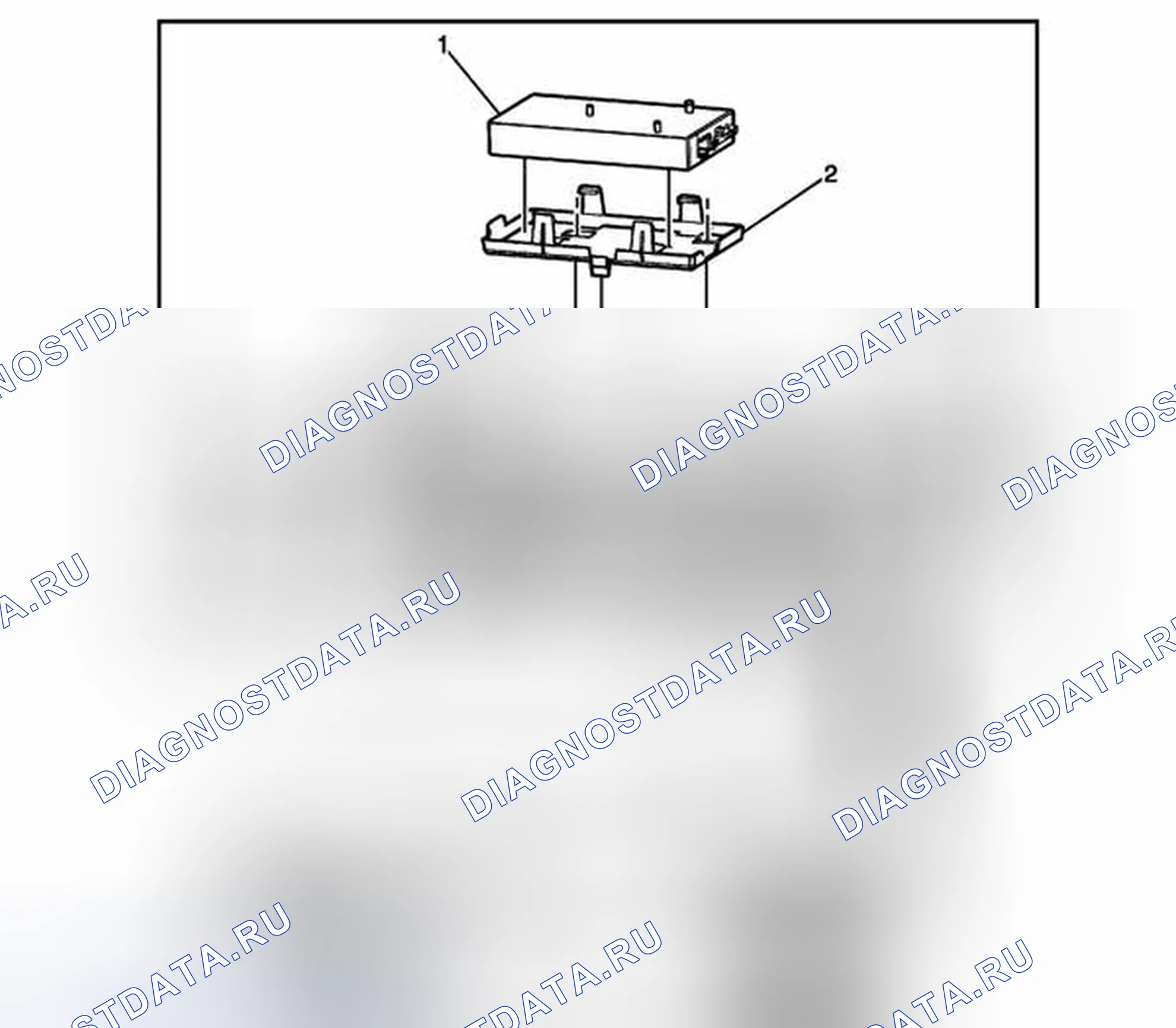 Рис. 12: Замена цифрового радиоприемника (купе). Chevrolet Corvette C6