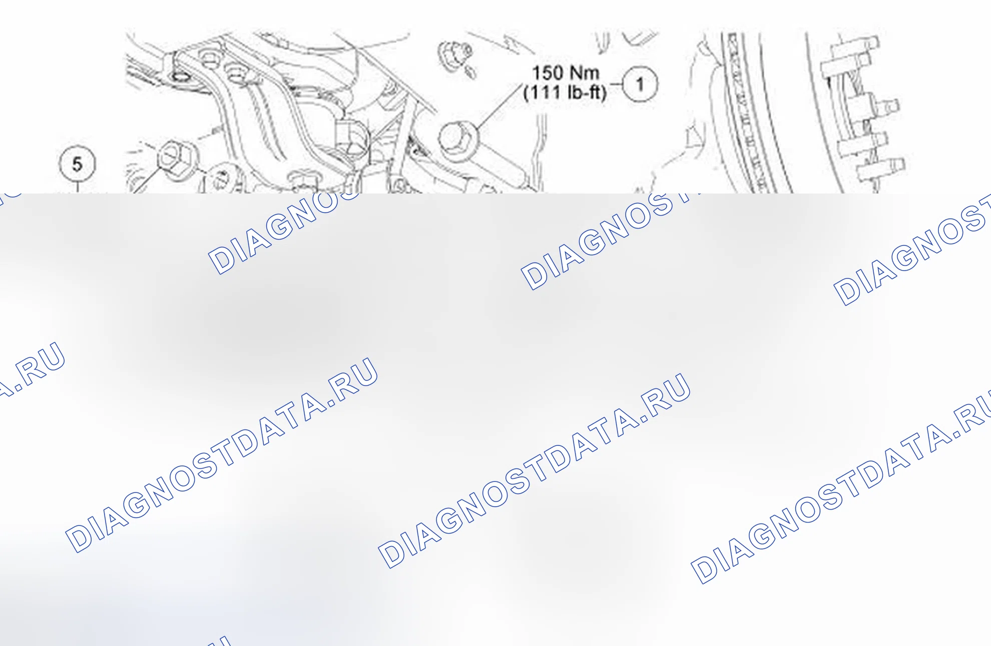 Рис. 4: Toe Link. Ford Edge I