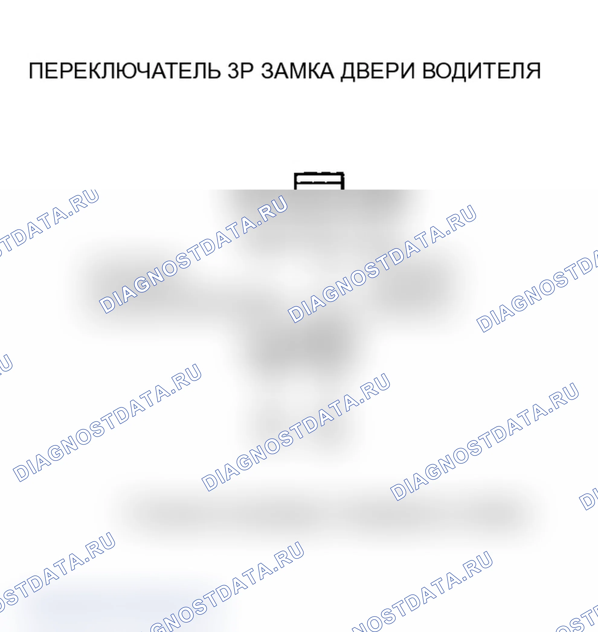 Рис. 27: B1129 расшифровка кода ошибки: ошибка сигнала переключателя блокировки двери водителя. Acura TL III